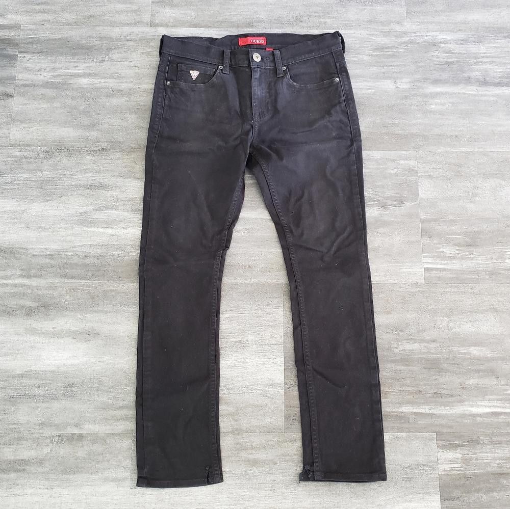 Guess Black Basic Guess Skinny Jean Size 32" / US 10 / IT 46 - 1 Thumbnail