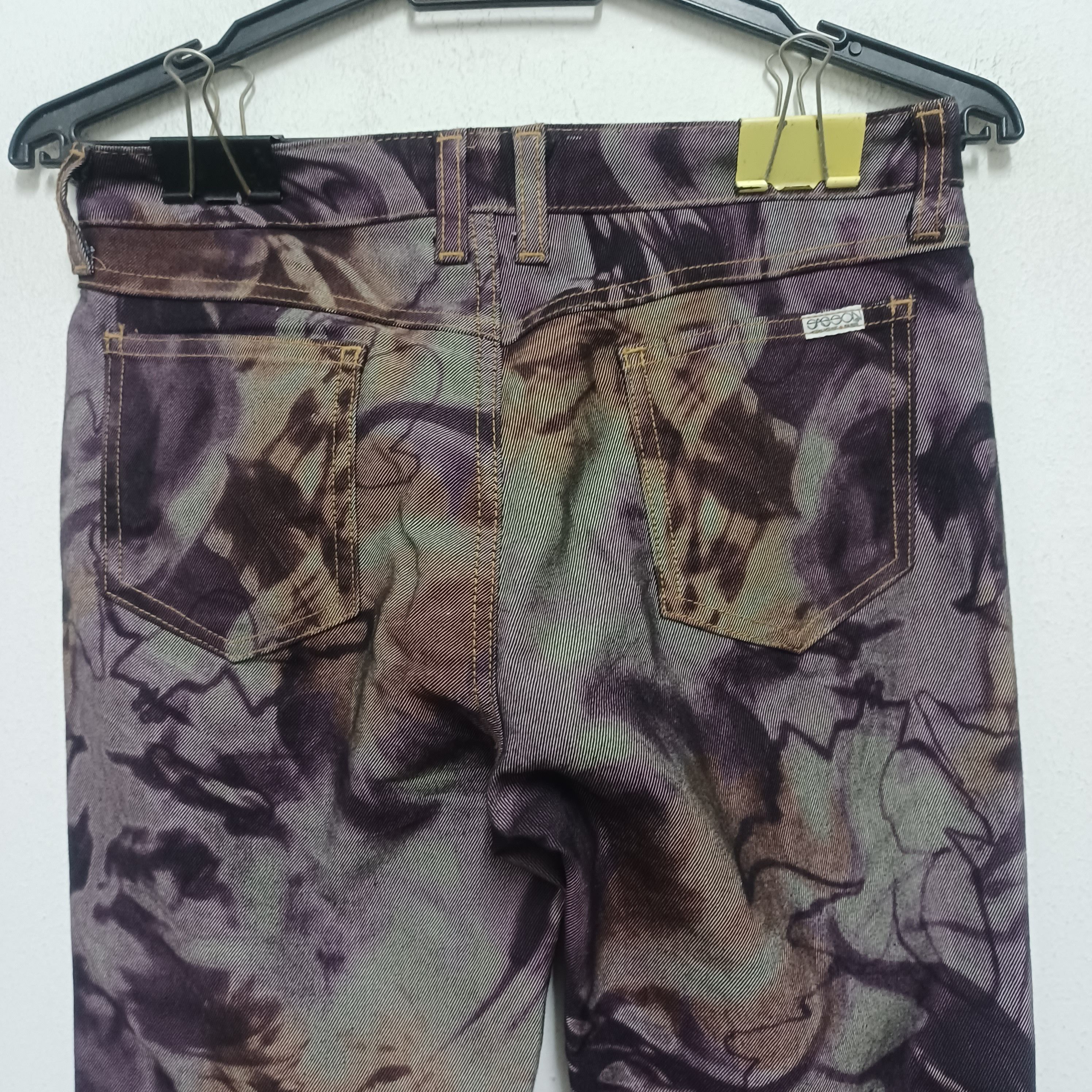 Japanese Brand SAGOON ALL OVER PRINTED,BOOTCUT JEANS Size 28" / US 6 / IT 42 - 4 Thumbnail