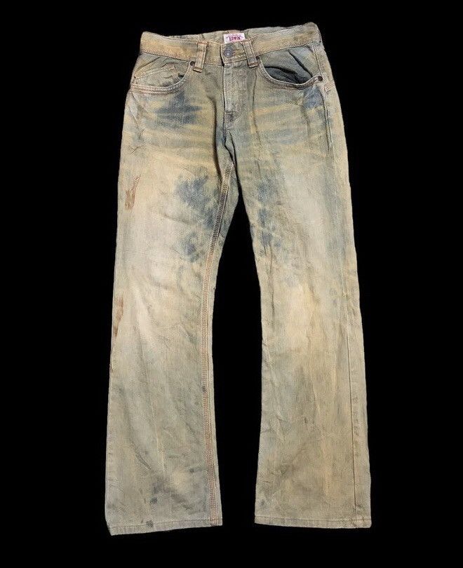 FLARE RUSTY⚡️EXCLUSIVE VINTAGE EDWIN XV RUSTY BLEACHED DENIM