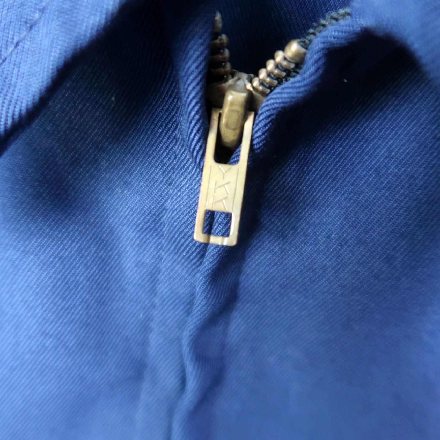 GAS VINTAGE Unitog Jacket Mens 44 Blue Bomber Jacket USA Union Made 80s Car Retro Workwear Size US S / EU 44-46 / 1 - 7 Thumbnail