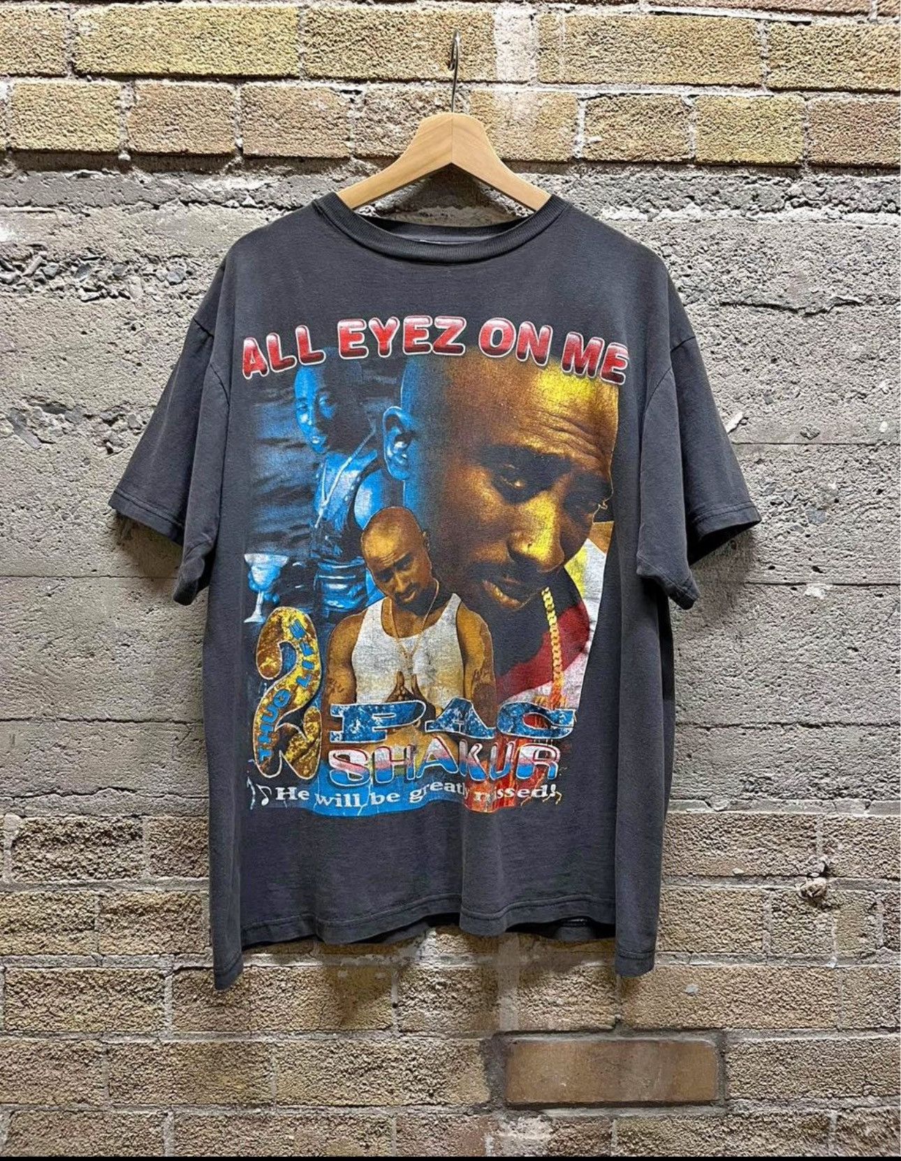 Band Tees × Vintage Old school vintage Tupac Size US L / EU 52-54 / 3 - 5 Thumbnail