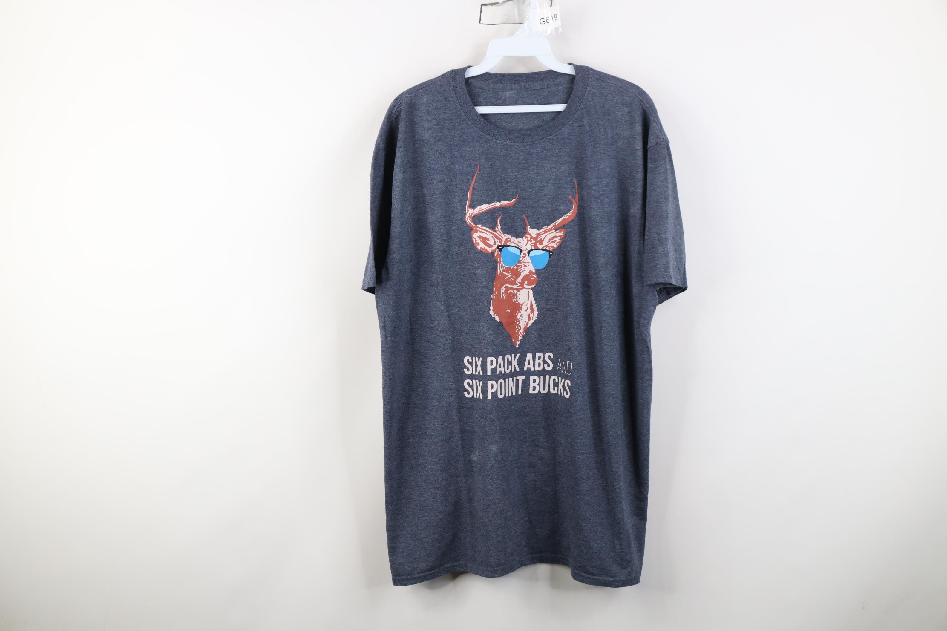 Vintage Y2K Abs and Six Point Bucks American Soul Phil T-Shirt Size US XL / EU 56 / 4 - 1 Thumbnail
