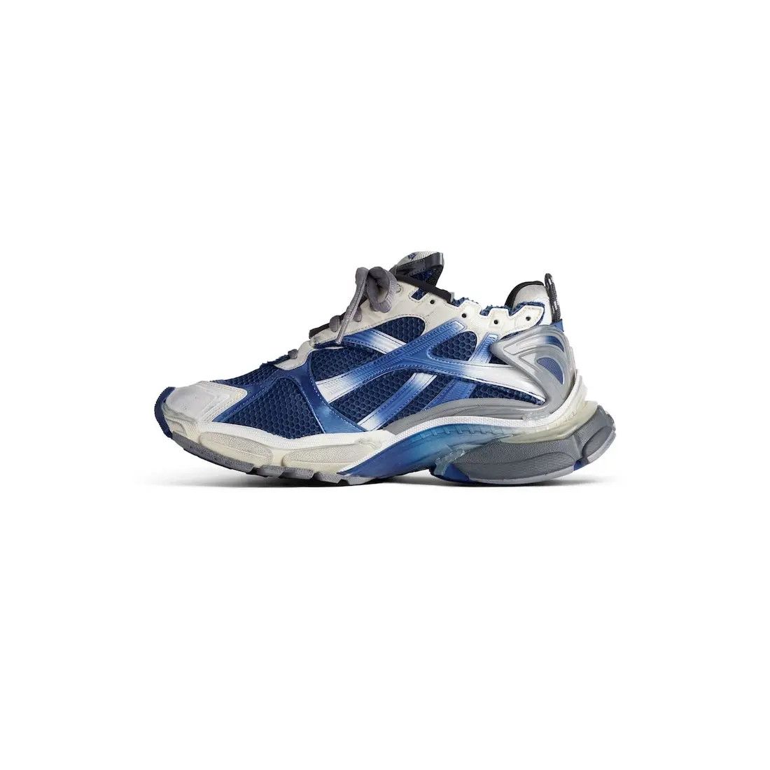 Balenciaga o1s1wg110426 Runner Gradient Sneakers in Multicolor Size US 6 / EU 39 - 2 Thumbnail