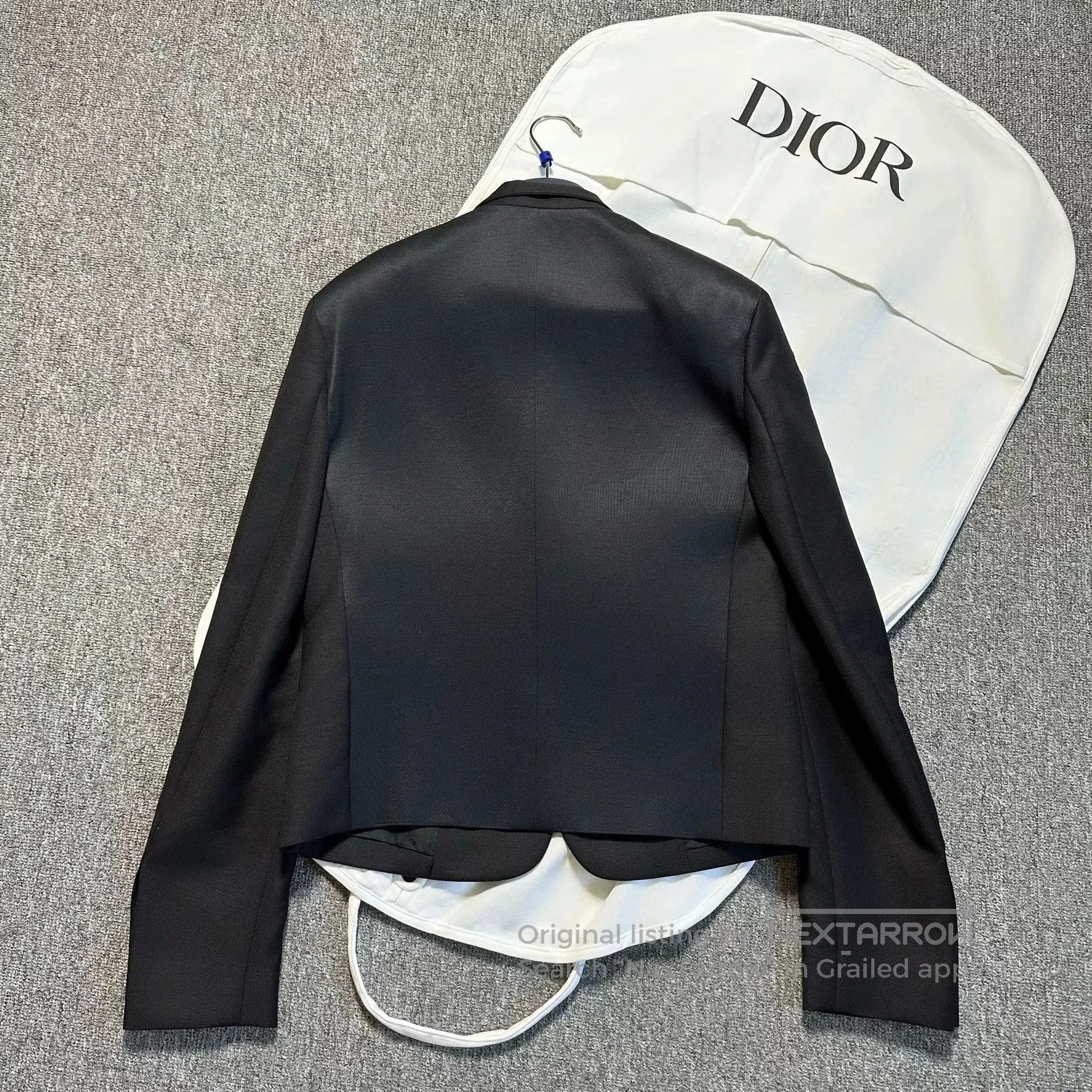 Dior dior black collar suit jacket with buttons. Size US L / EU 52-54 / 3 - 3 Thumbnail