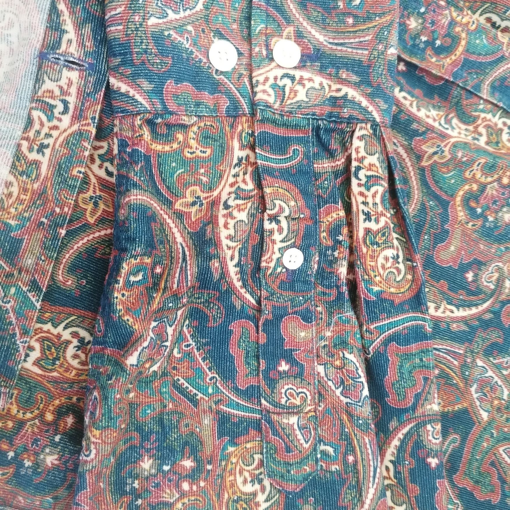 Gant GANT "Paisley Print" Corduroy baroque-style Shirt Size US M / EU 48-50 / 2 - 5 Thumbnail