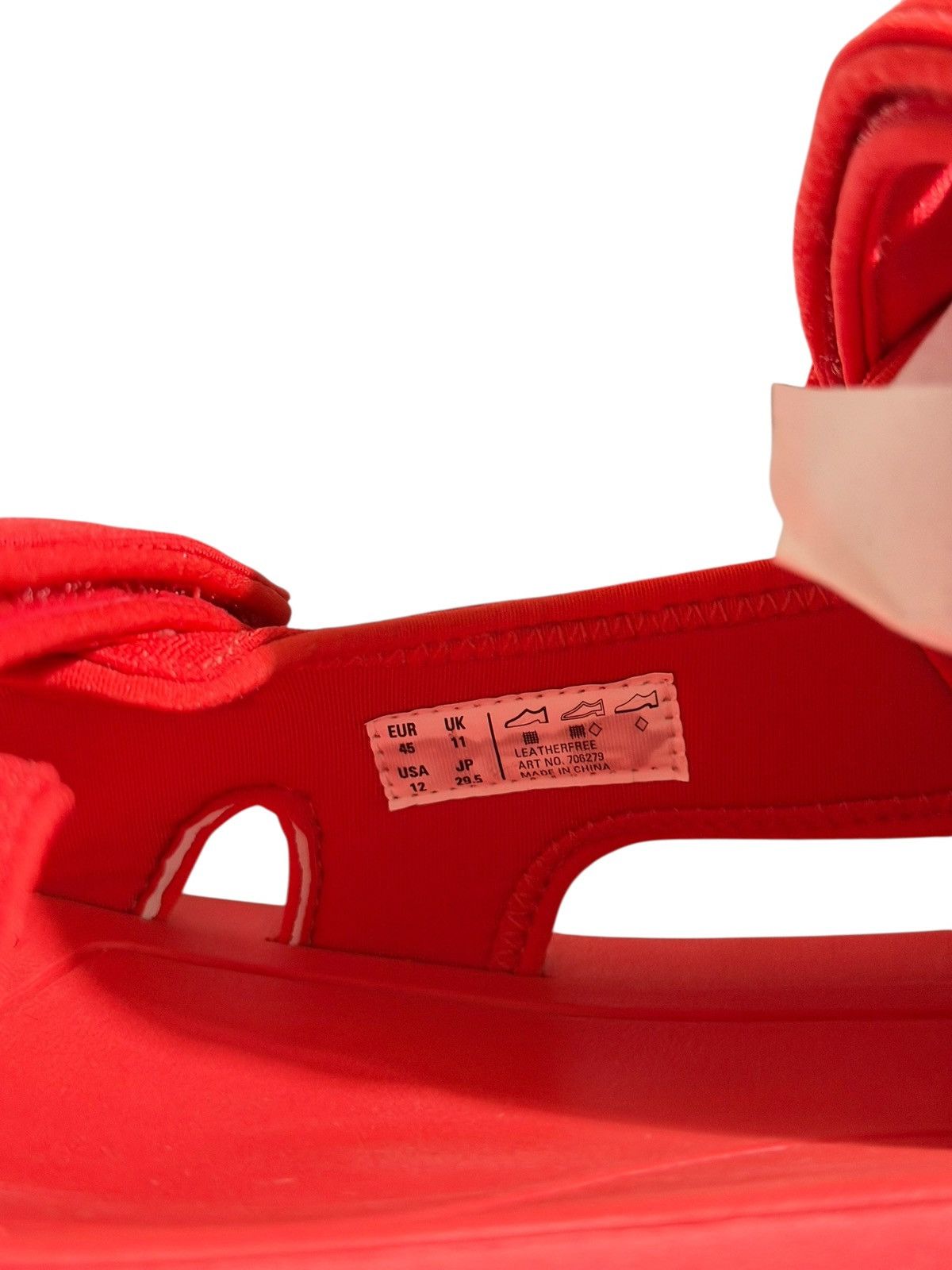 Balenciaga Tourist Red/Black Strap Tevas Sandal Size US 12 / EU 45 - 7 Thumbnail