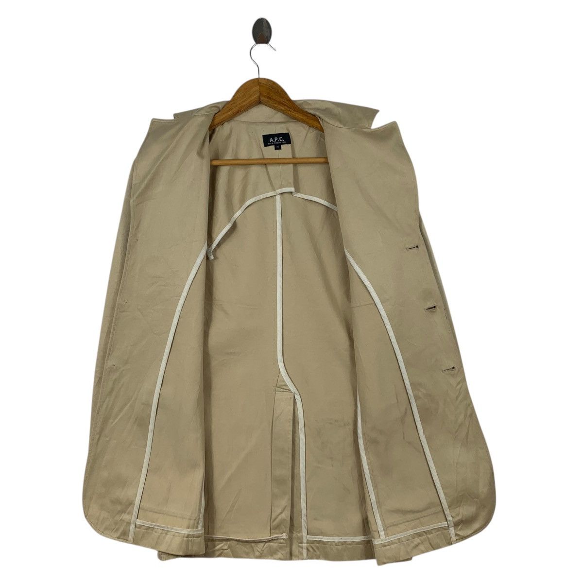 A.P.C. × Vintage Vintage A.P.C. Paris Designer Casualwear Blazer Coat Jacket Size M / US 6-8 / IT 42-44 - 3 Thumbnail