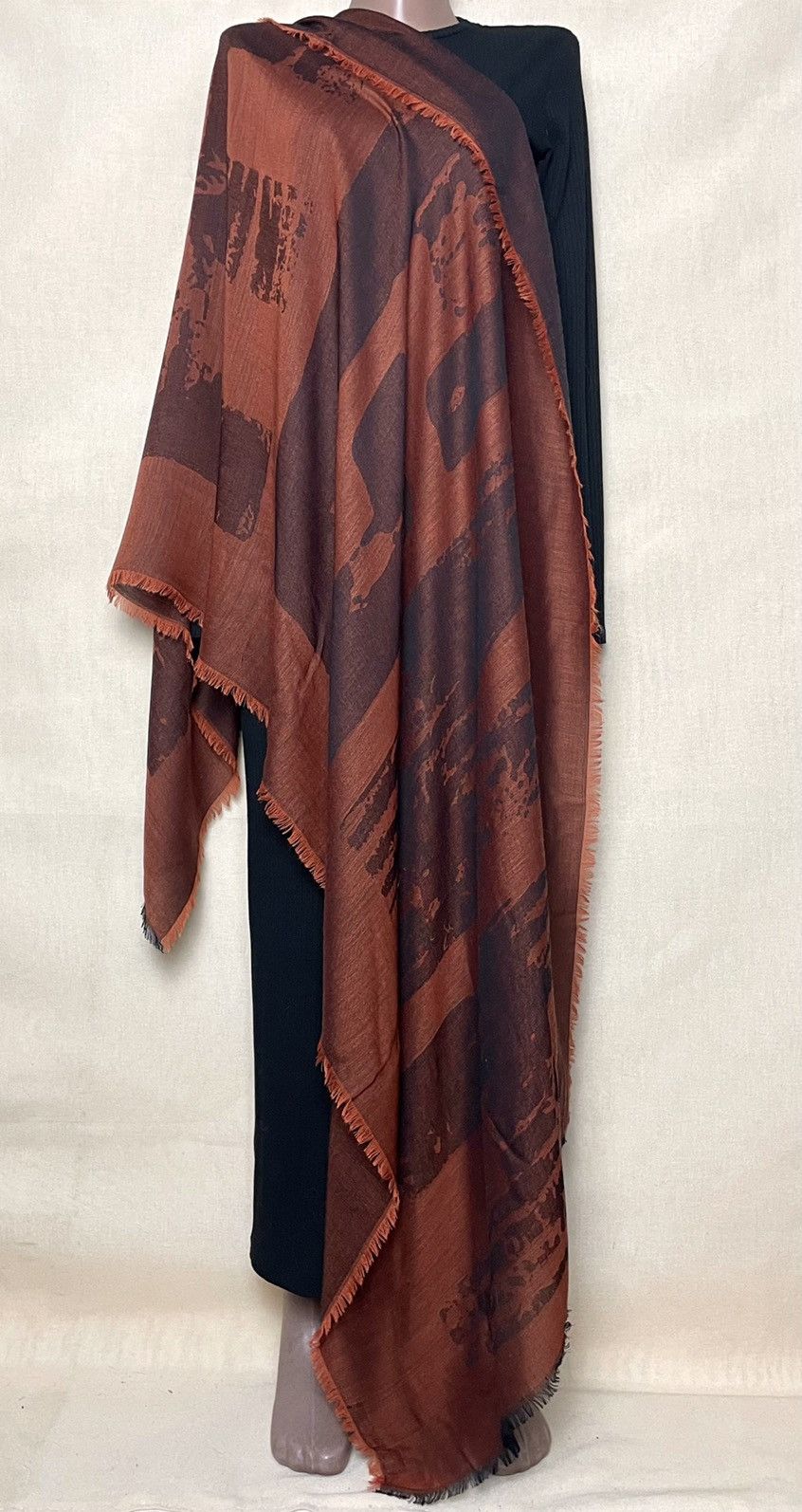 Z Zegna Ernenegildo Zegna big logo silk scarf shawl Size ONE SIZE - 1 Thumbnail