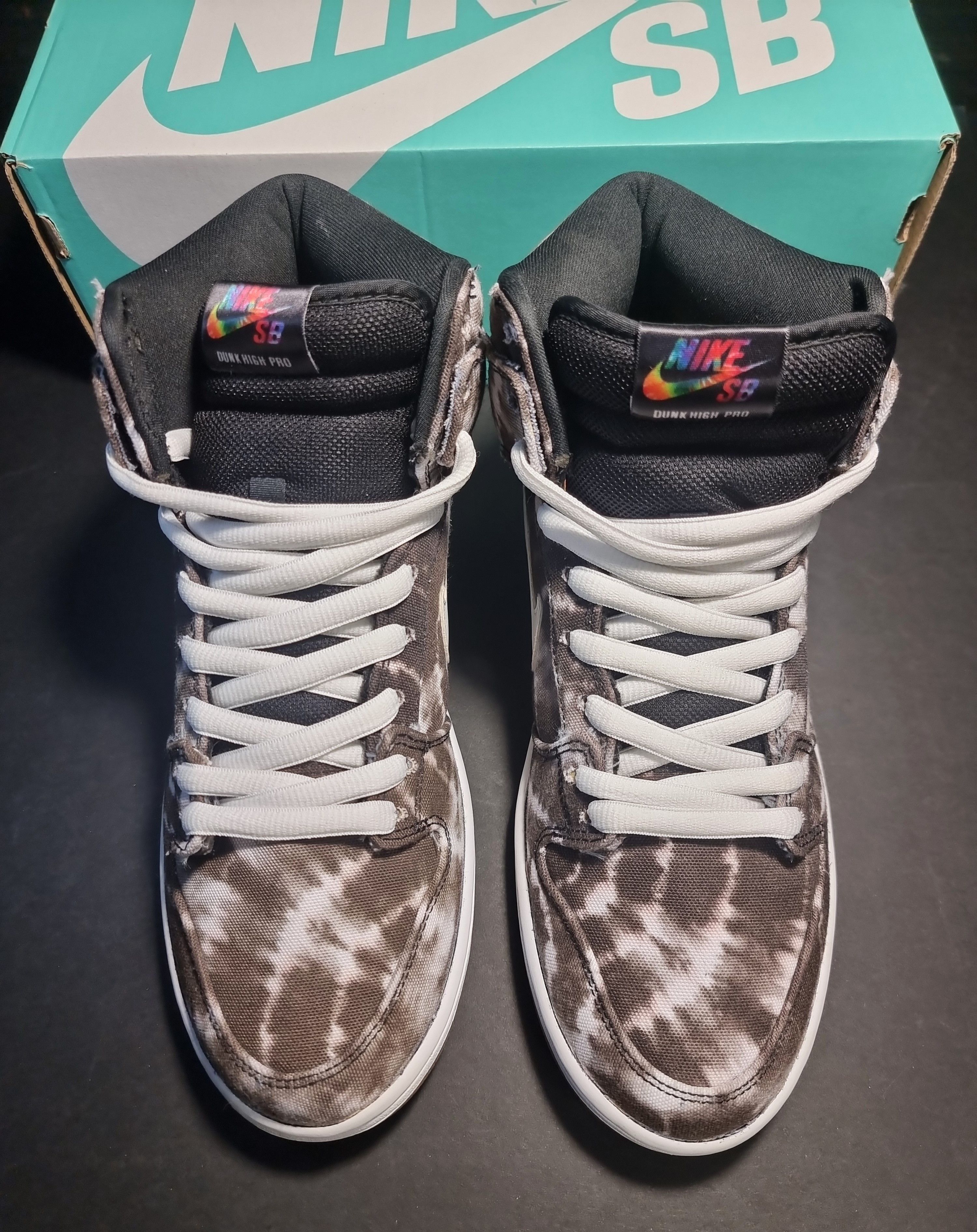 Nike SB Nike SB Dunk High Tie Dye Black Size US 9.5 / EU 42-43 - 4 Thumbnail