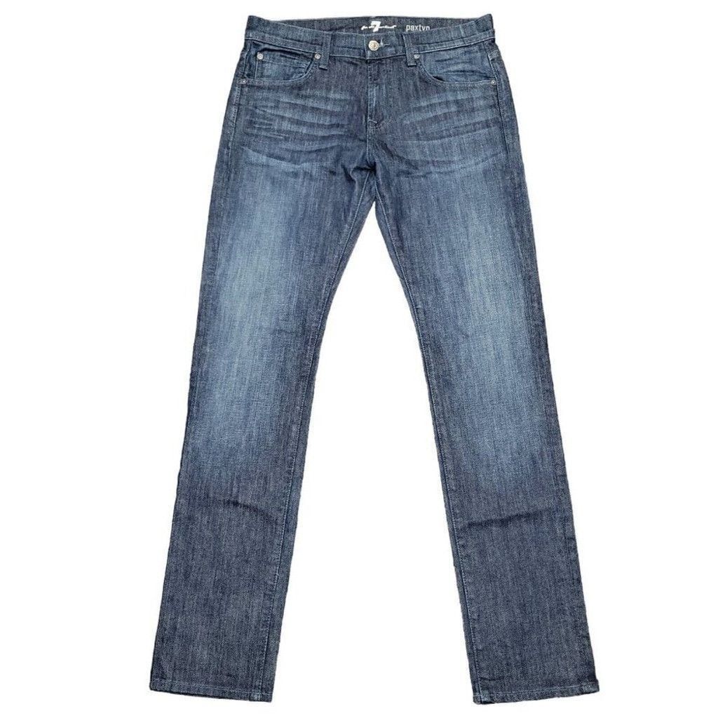 7 For All Mankind 7 For All Mankind Paxtyn Skinny Jeans. Size 32/32. Excellent Size US 32 / EU 48 - 2 Thumbnail