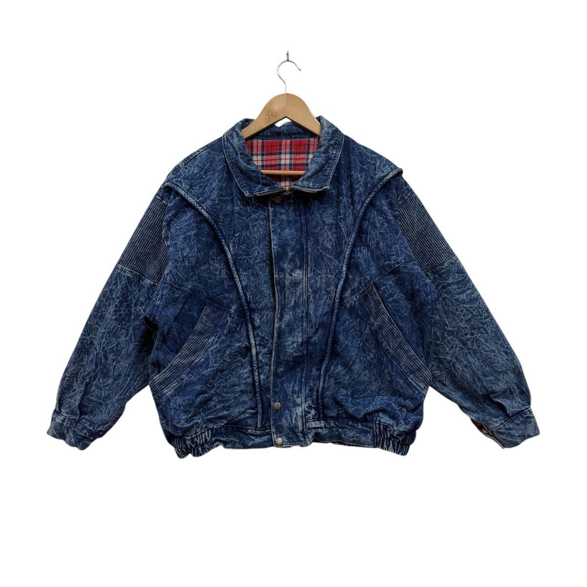 Hysteric Glamour Vintage 90s Stonewashed Denim Jacket Japanese Brand Size US XL / EU 56 / 4 - 2 Thumbnail