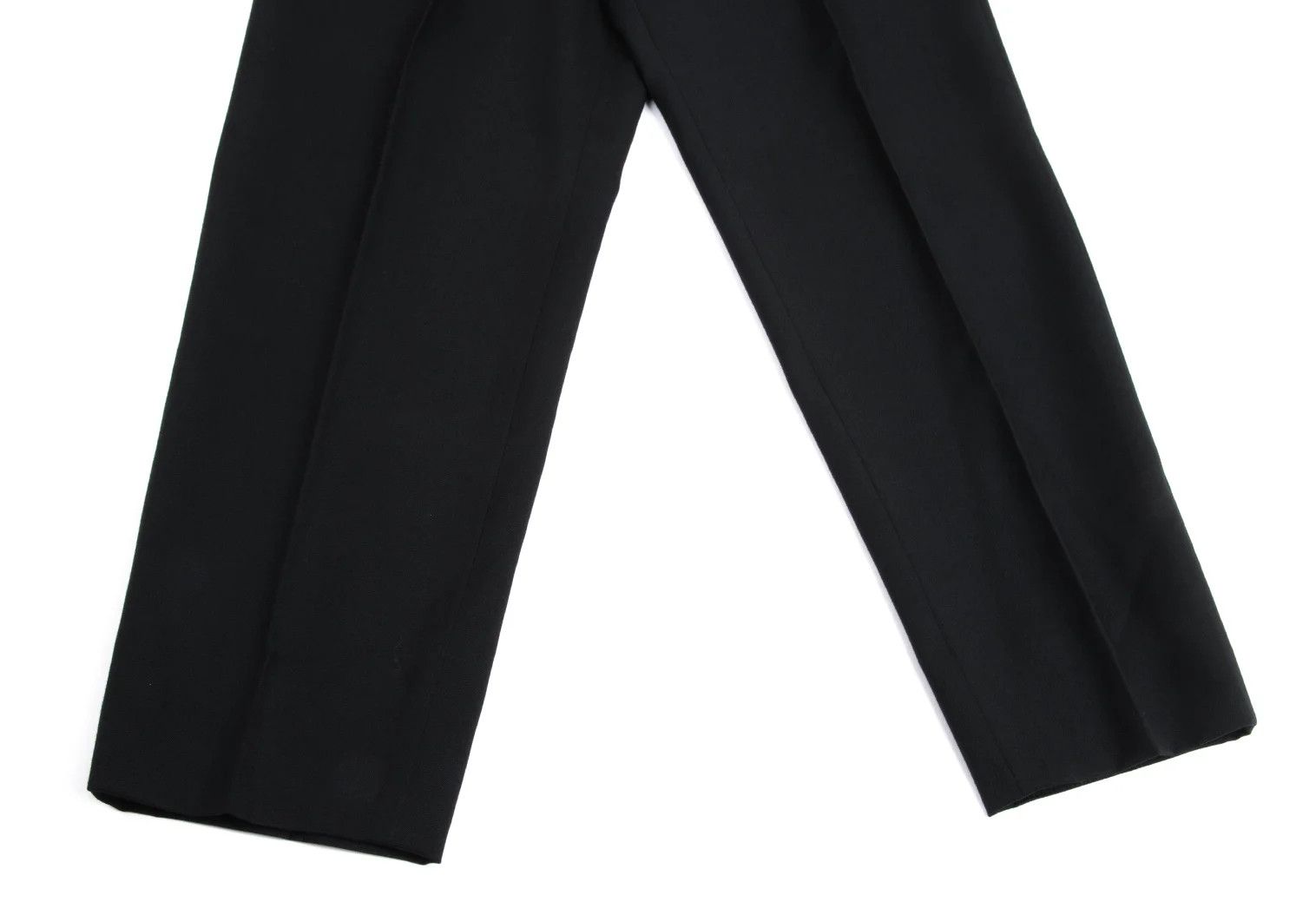 Jean Paul Gaultier Wool Gabardine Tack Straight Pants in Black 48 Size US 32 / EU 48 - 6 Thumbnail
