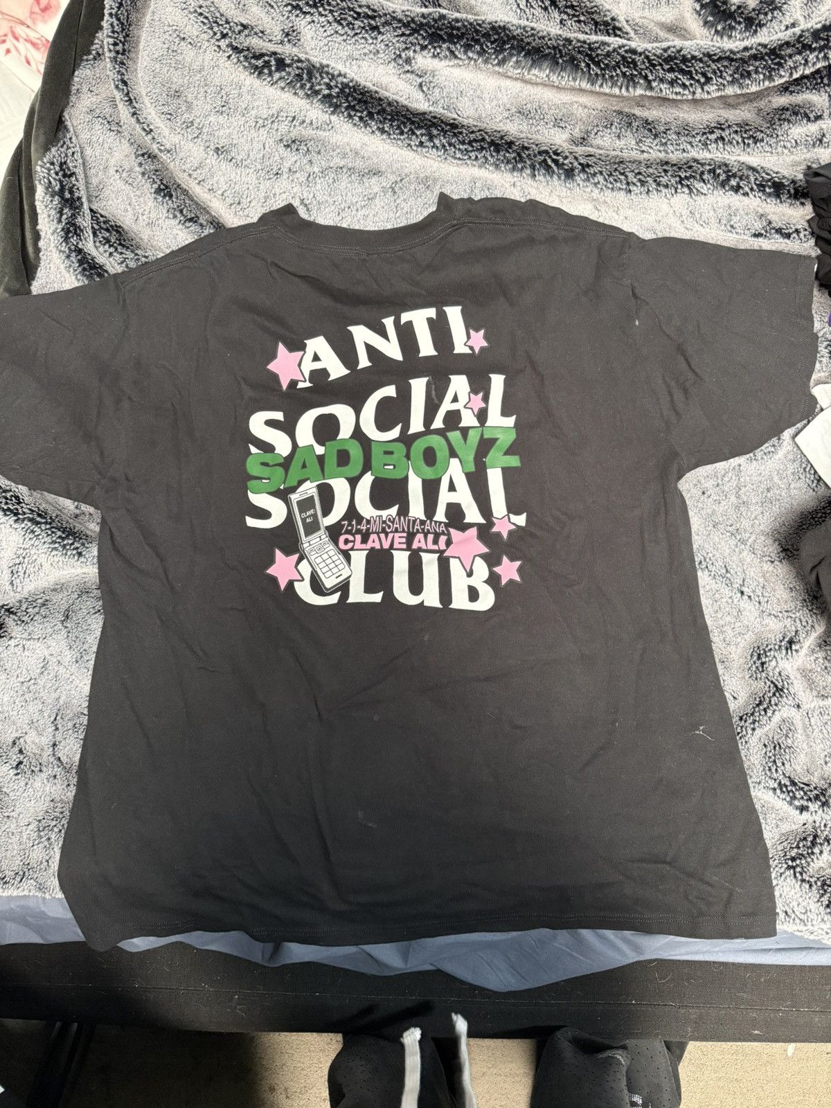 Anti Social Social Club Assc x sadboyz clave ali Size US XXL / EU 58 / 5 - 2 Thumbnail