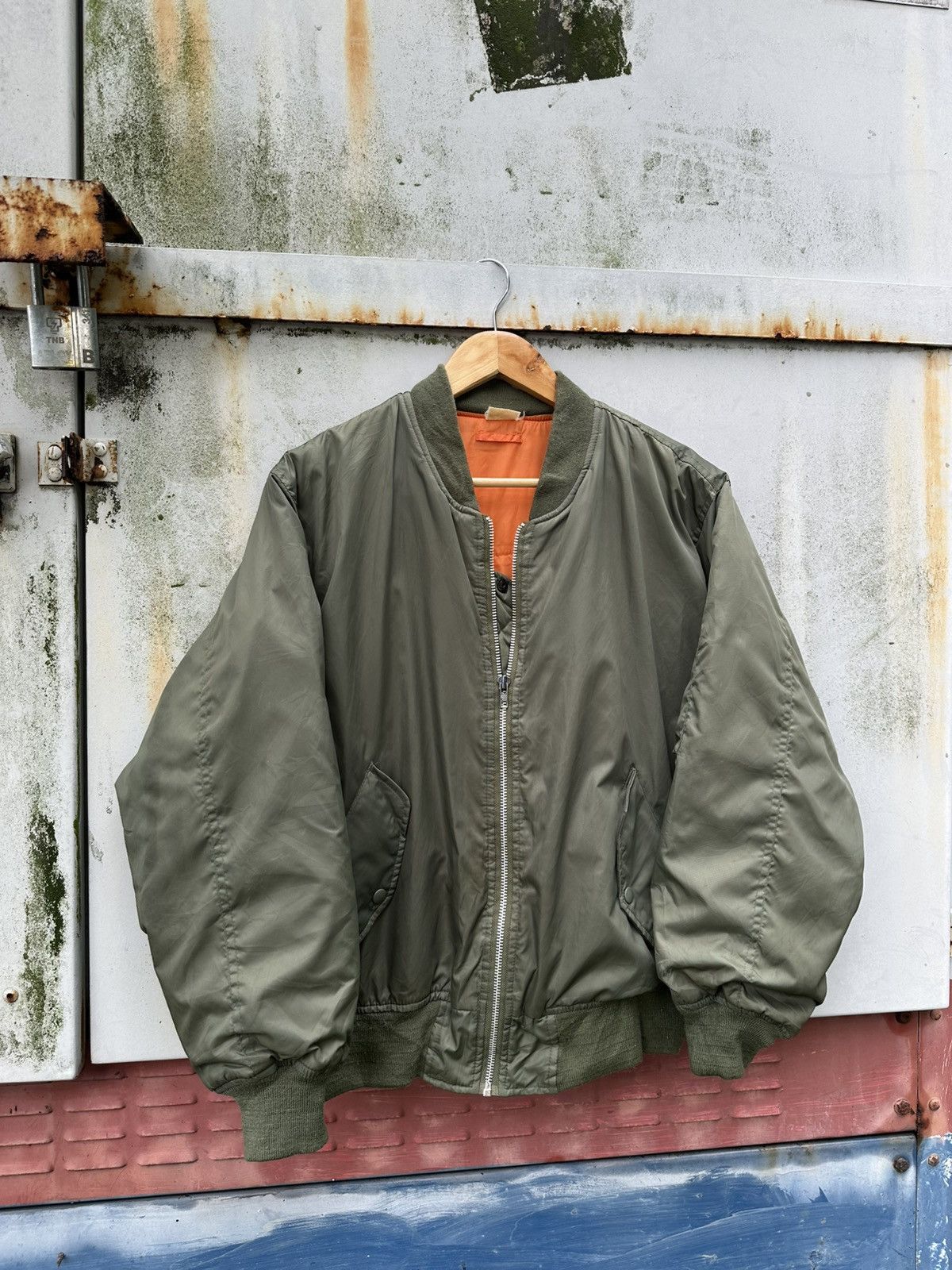 Vintage 🪖Vintage MA-1 Man Intermediate Bomber Jacket Size US M / EU 48-50 / 2 - 4 Thumbnail