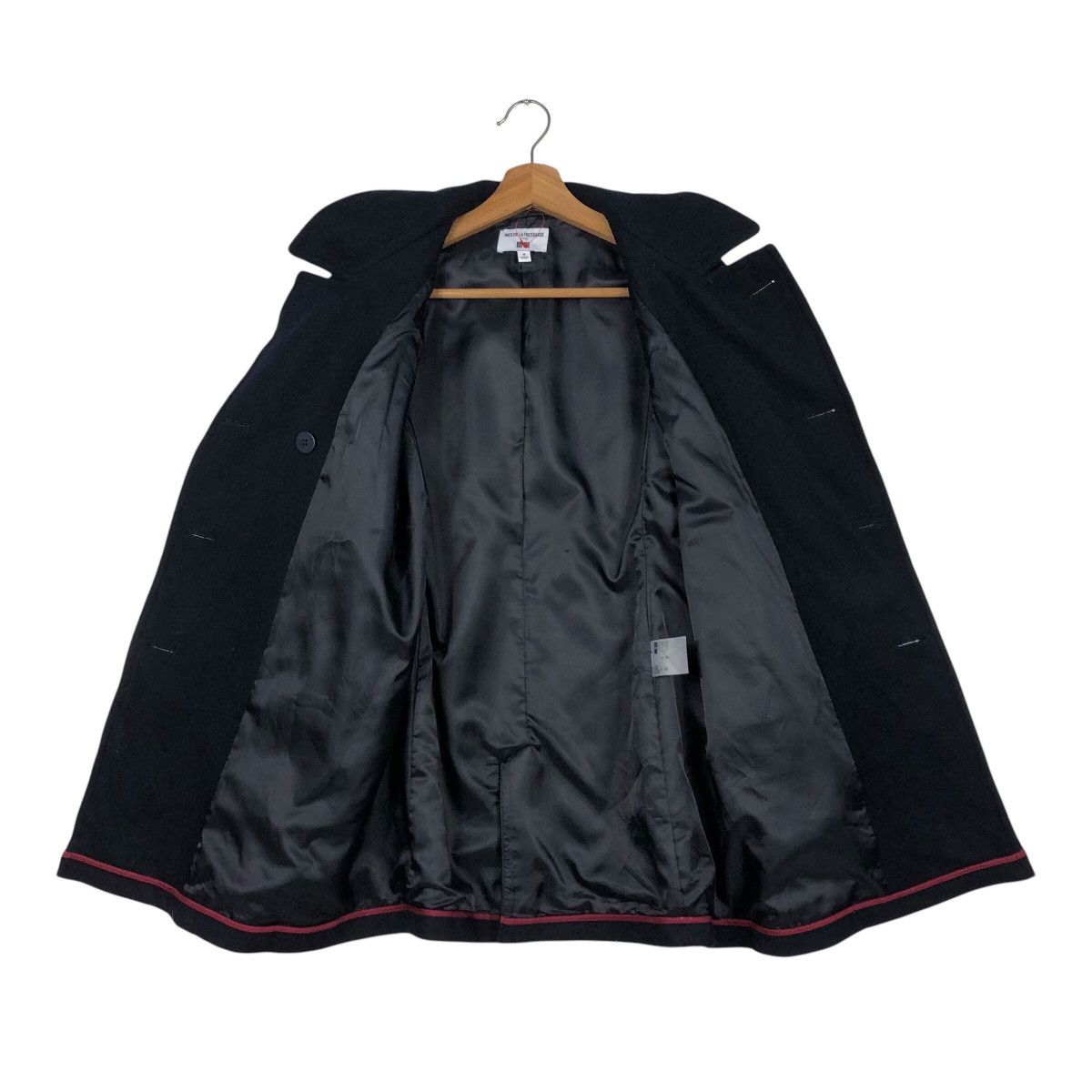 Japanese Brand 📌Vintage Wool Jacket Double Breast Ines De La Fressange Size US M / EU 48-50 / 2 - 14 Thumbnail