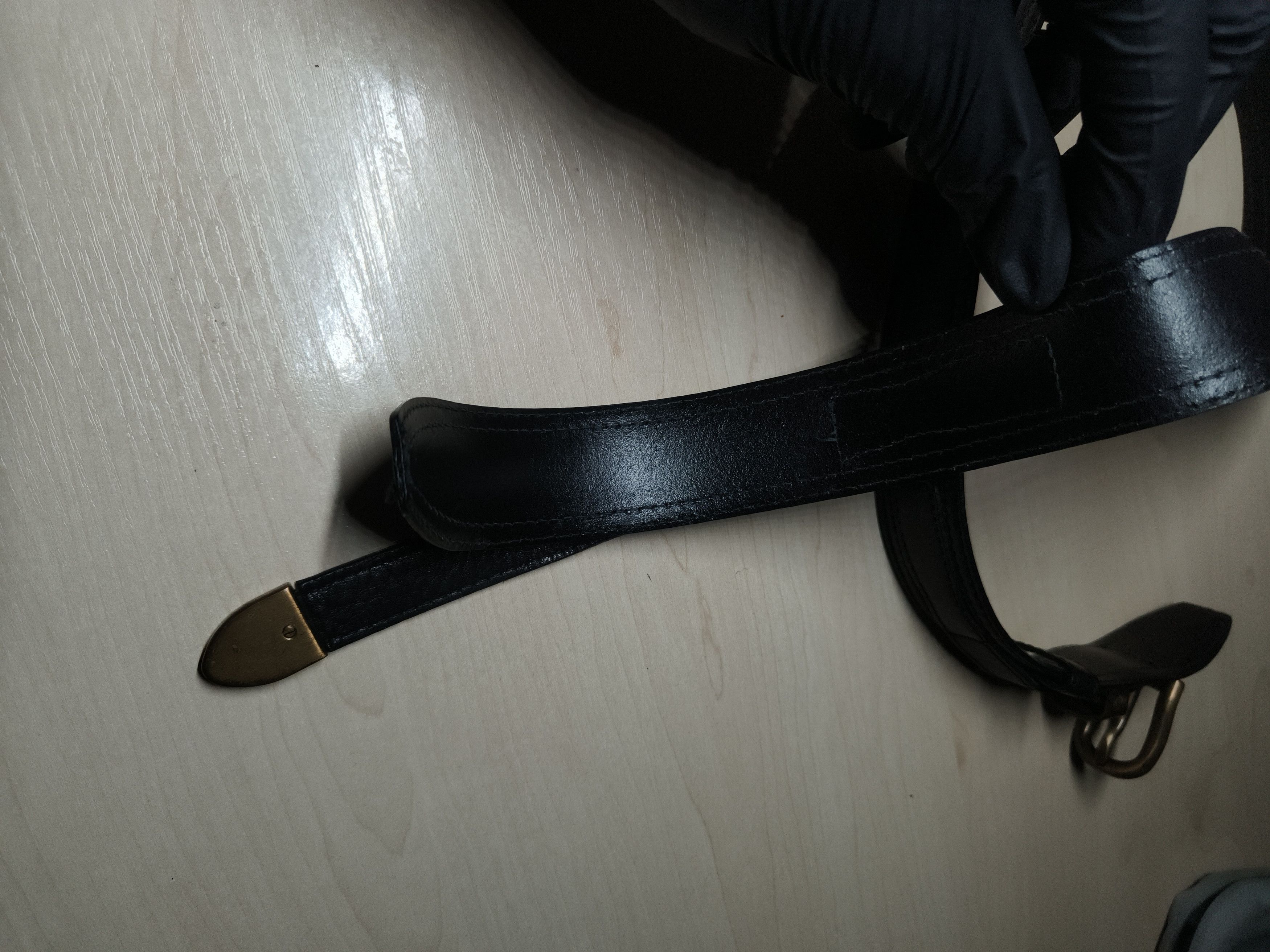 Bally Bally Vintage Authentic Black Leather Belt Size ONE SIZE - 5 Thumbnail