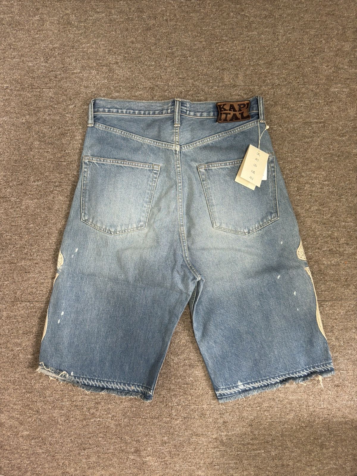 Kapital Kapital Bone Denim Shorts Size US 38 / EU 54 - 2 Thumbnail