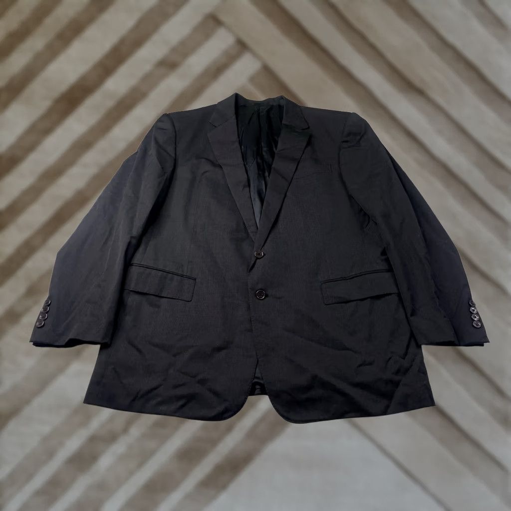 Ralph Lauren Ralph Lauren Black Label Mens Blazer Jacket Sport Coat Wool Charcoal 46R Regular Button Suit Jacket Birthday Not applicable Size 46R - 1 Thumbnail