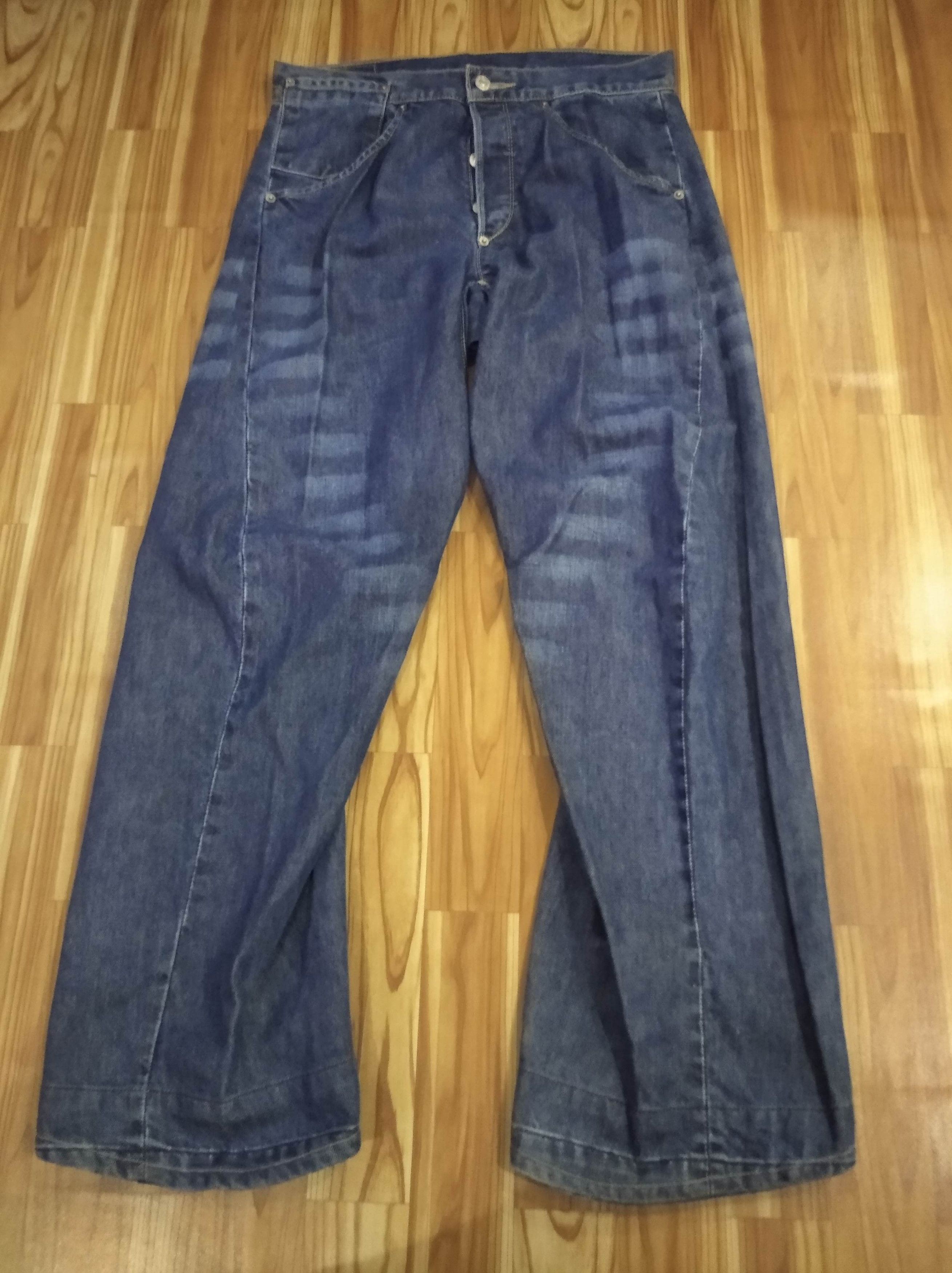 If Six Was Nine × Levi's × Levi's Vintage Clothing Vintage Levi’s Engineered Twist Leg Studded Denim Jeans Size US 32 / EU 48 - 2 Thumbnail