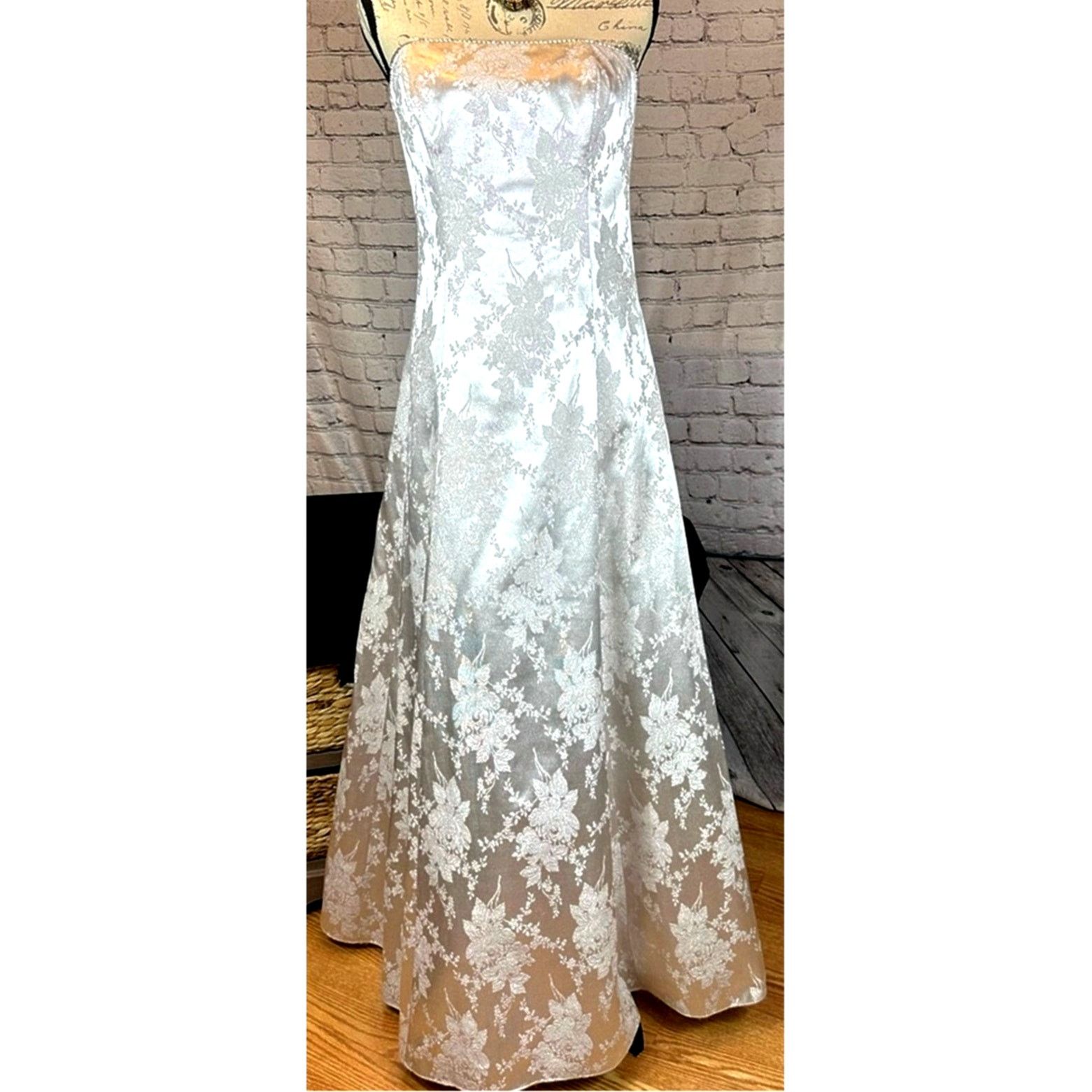 Other Jump Apparel Co Wendye Chaitin White Gown 9/10 Jr 8 Women’s Size M / US 6-8 / IT 42-44 - 3 Thumbnail