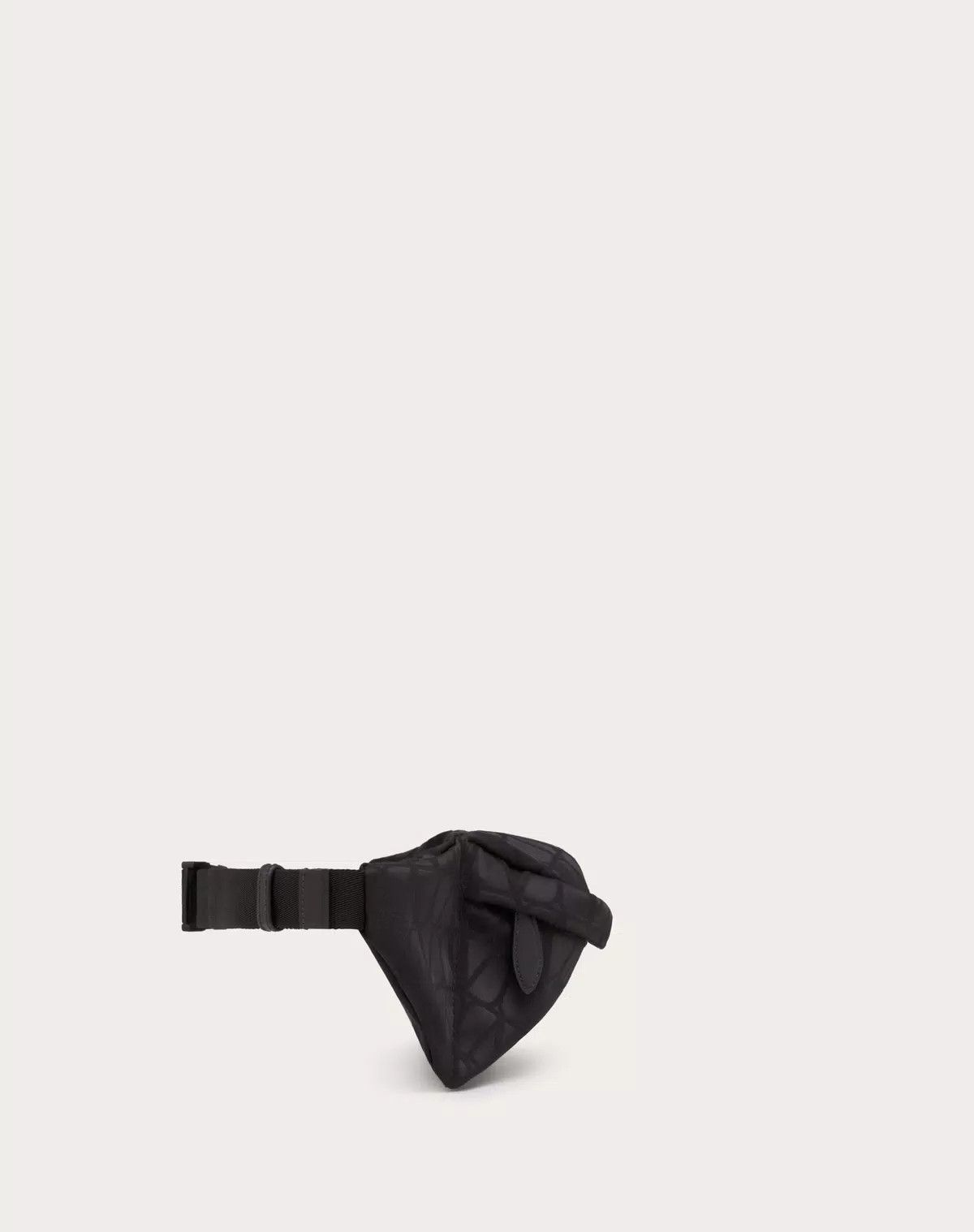 Valentino oc11z0725 Size: OS/ Iconographe Nylon Belt Bag in Black Size ONE SIZE - 4 Thumbnail
