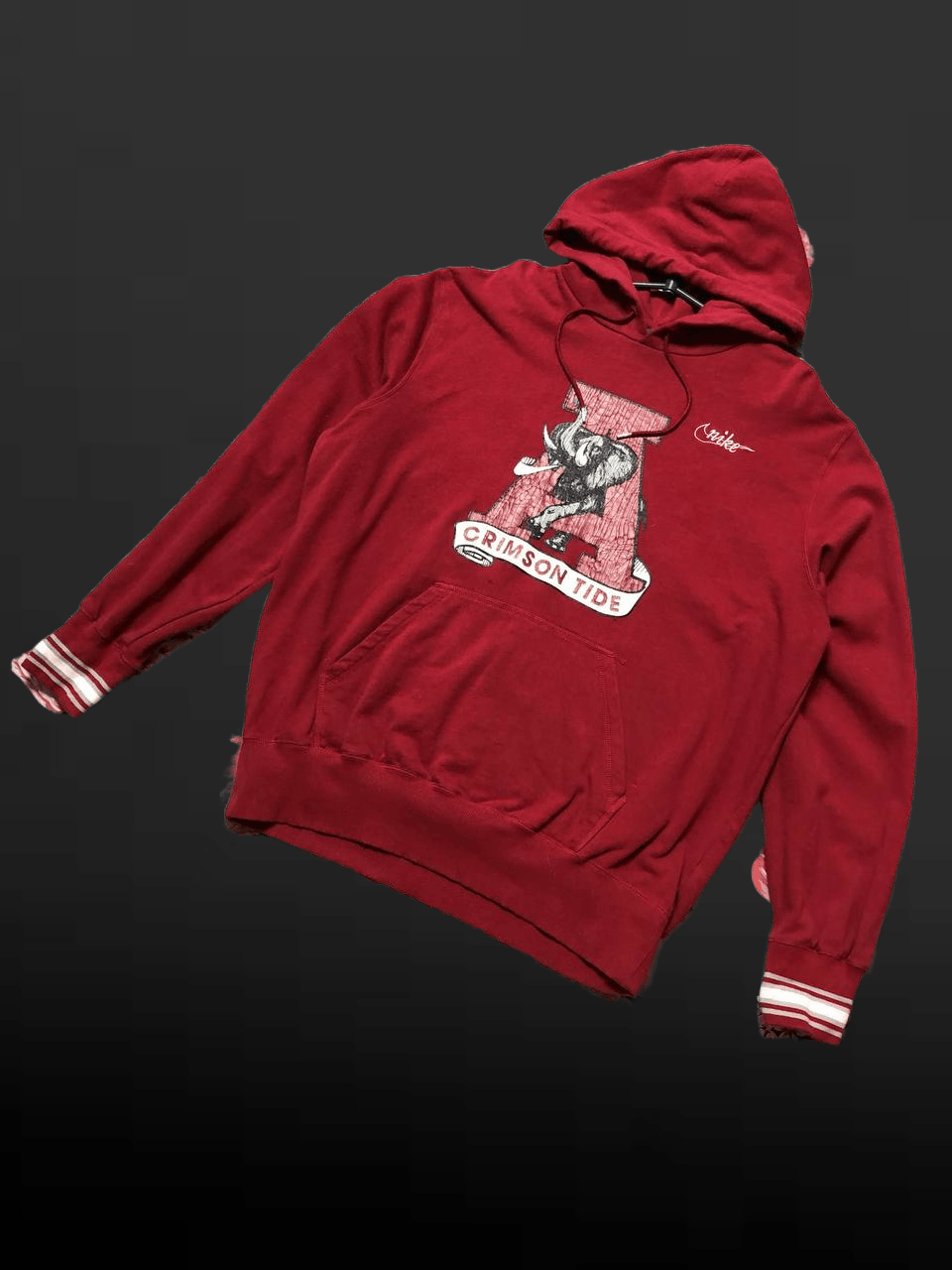 Nike Nike Crimson Tide Vintage Hoodie Logo Print Size US XL / EU 56 / 4 - 1 Thumbnail
