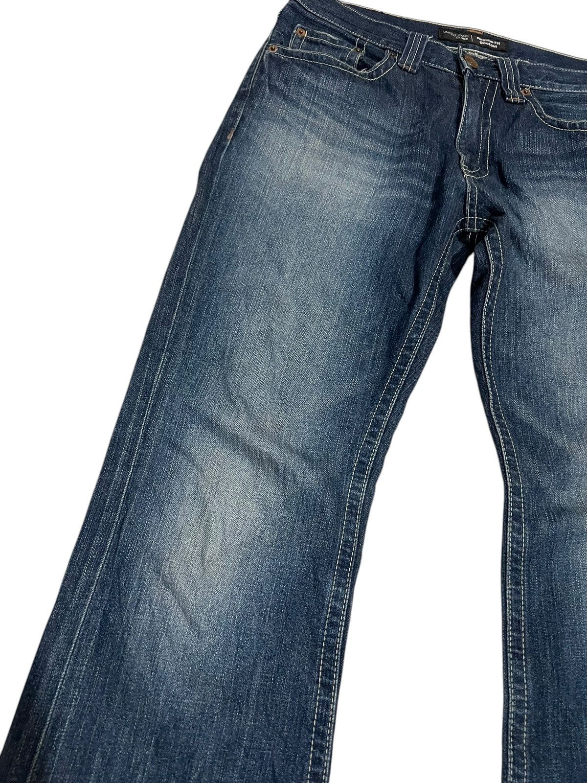 If Six Was Nine × Uniqlo 🌈2000s UNIQLO JEANS FOR MEN BOOTCUT WASHED Size US 30 / EU 46 - 5 Thumbnail