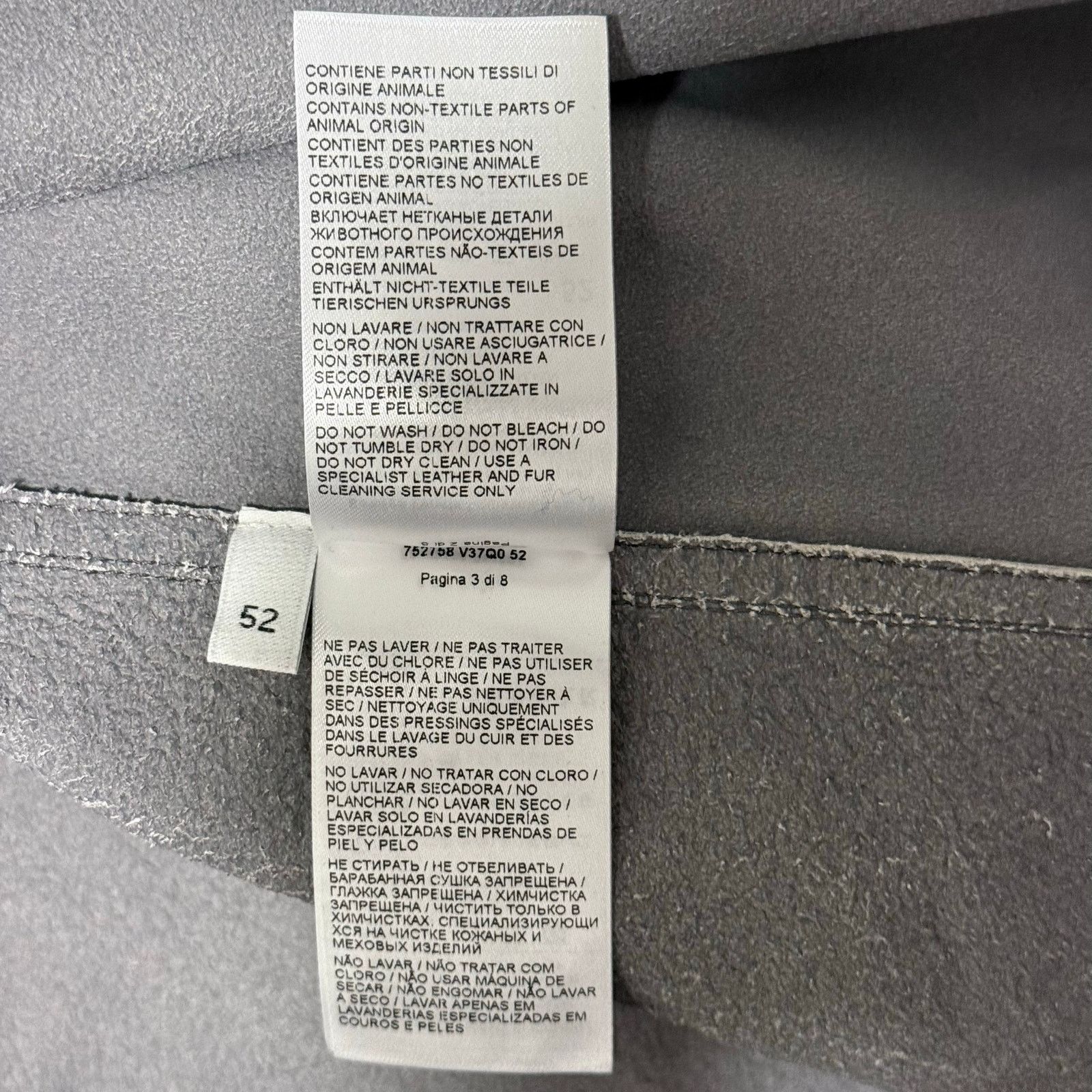 Bottega Veneta Bottega Veneta Flannel Print Lambskin Leather Overshirt 52 Size US L / EU 52-54 / 3 - 13 Thumbnail