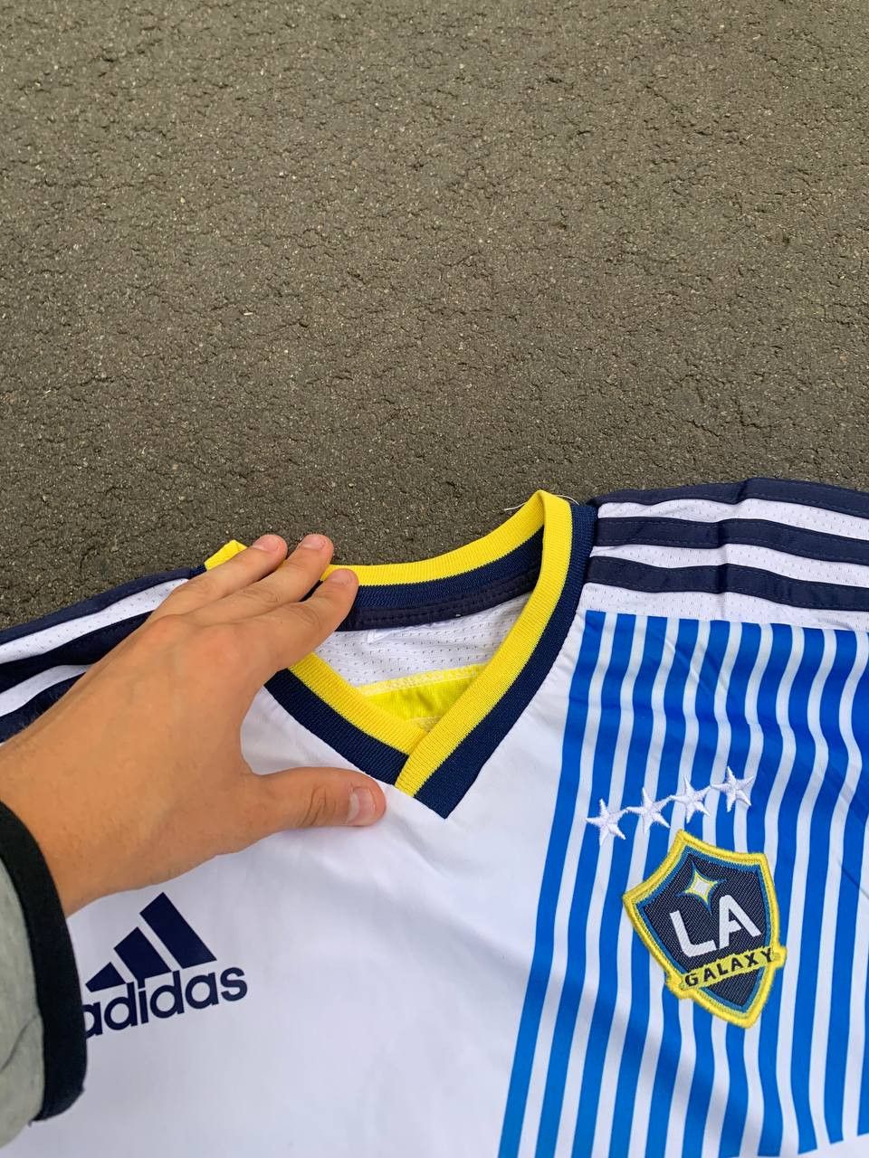 Adidas Los Angeles Galaxy Gerrard Soccer Jersey Size US S / EU 44-46 / 1 - 4 Thumbnail