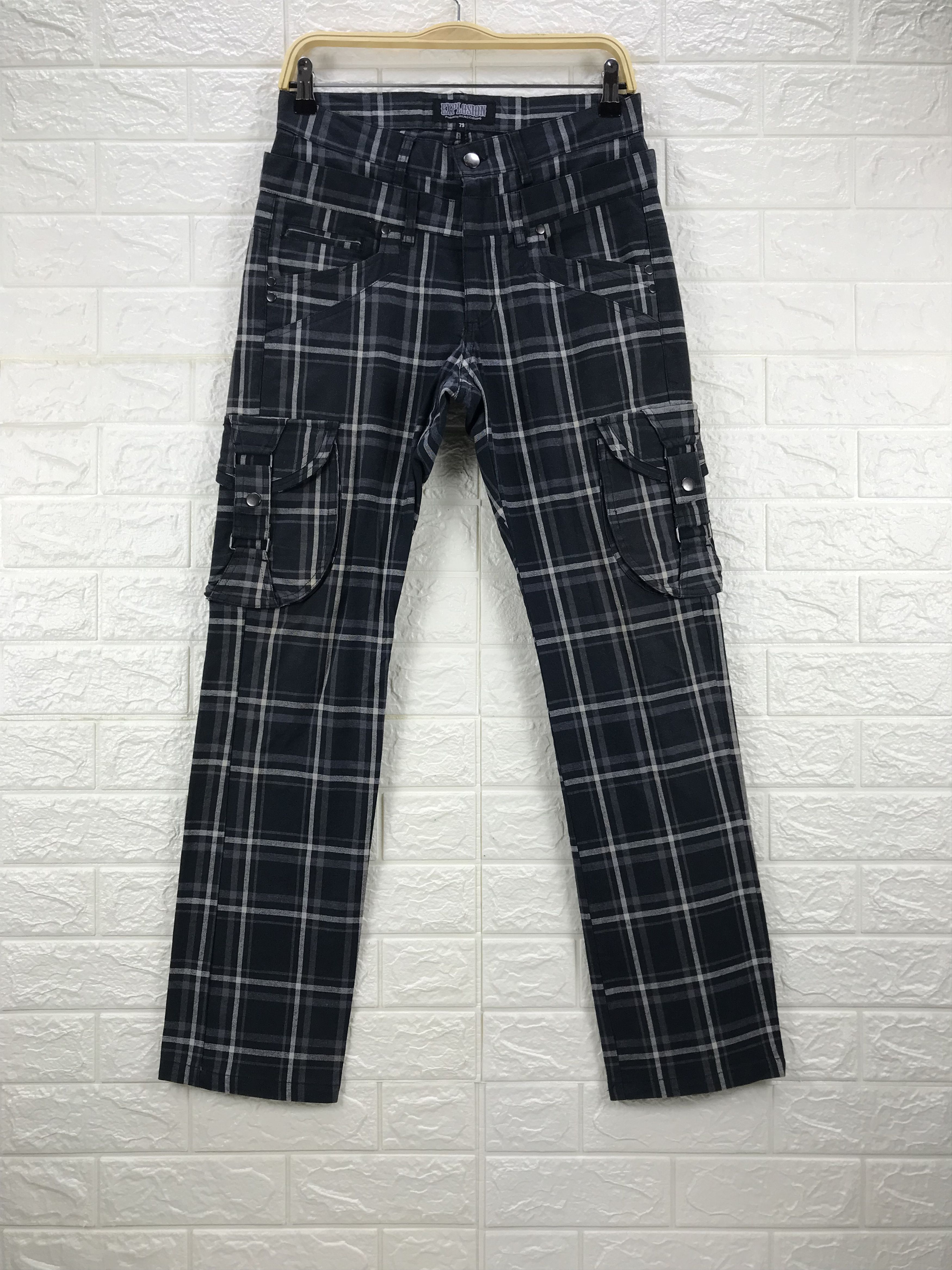 Japanese Brand Vintage Punk Explosion DoubleWaist Seditionaries Cargo Pants Size US 30 / EU 46 - 1 Thumbnail