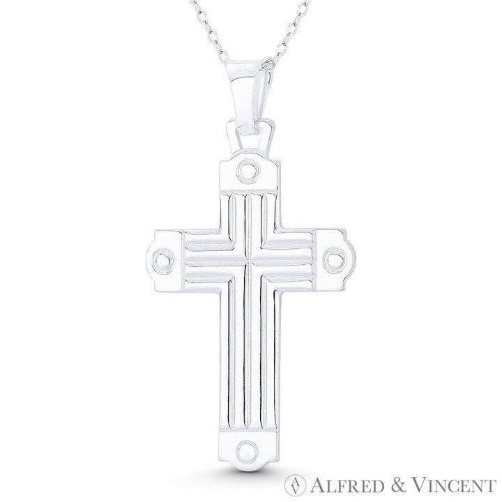 Other Christian Orthodox Cross Pendant in .925 Sterling Silver Size ONE SIZE - 1 Preview