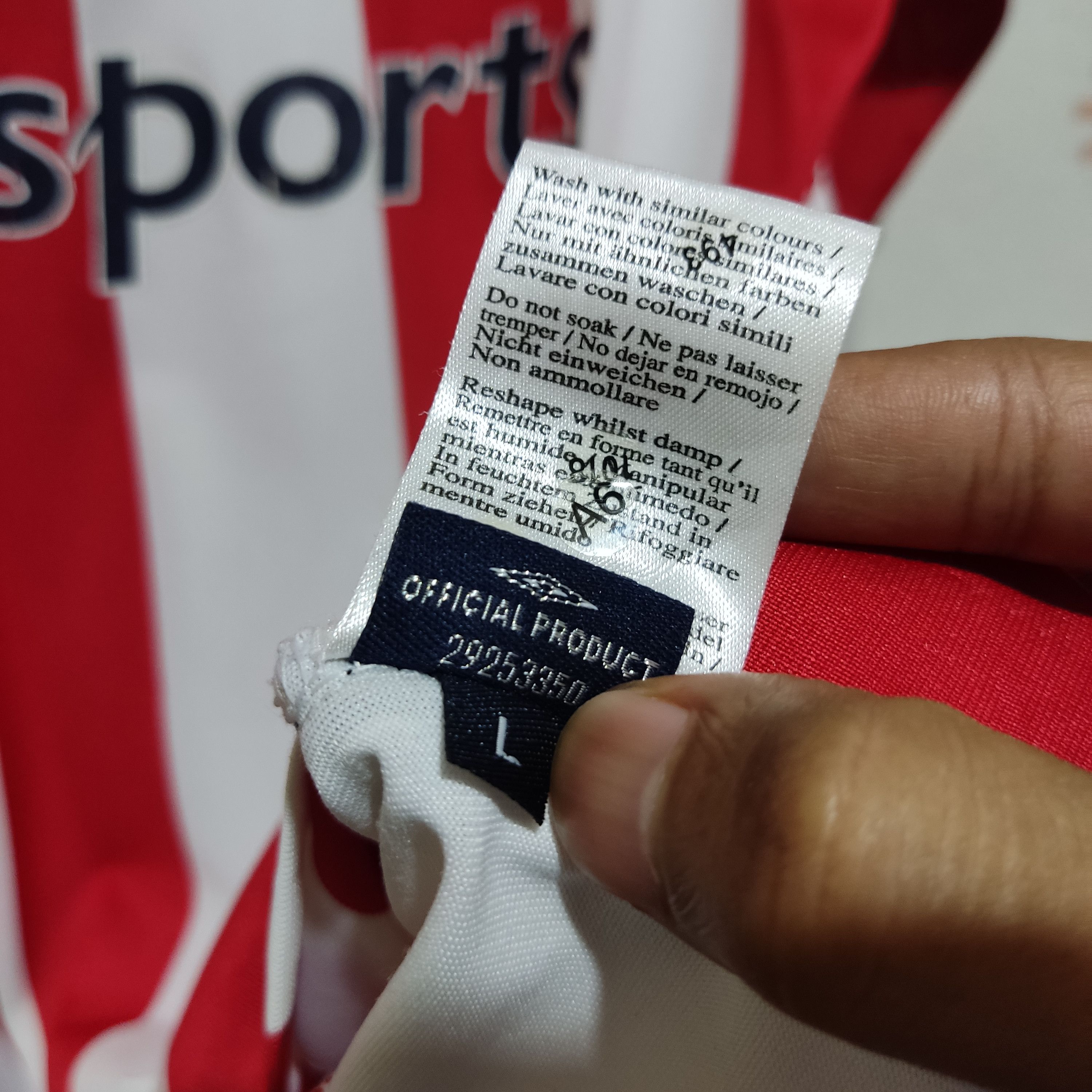 Umbro Football jersey SUNDERLAND A.F.C 2008/09 Kieran Ricardson Size US L / EU 52-54 / 3 - 13 Thumbnail