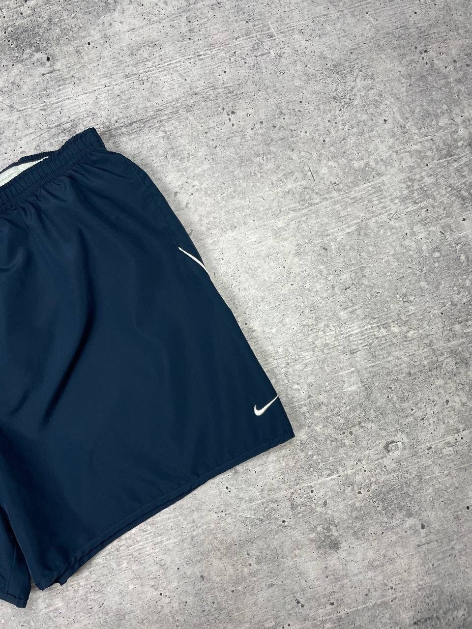 Nike × Vintage Vintage Nike 90’s Y2K Style Drill Blue Nylon Dri-Fit Shorts Size US 34 / EU 50 - 4 Thumbnail