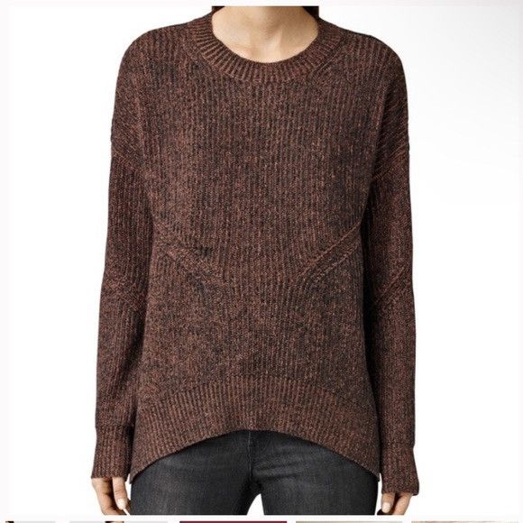 Allsaints AllSaints Velo Sweater Wool Alpaca Blend Marled Chunky Size S / US 4 / IT 40 - 1 Thumbnail