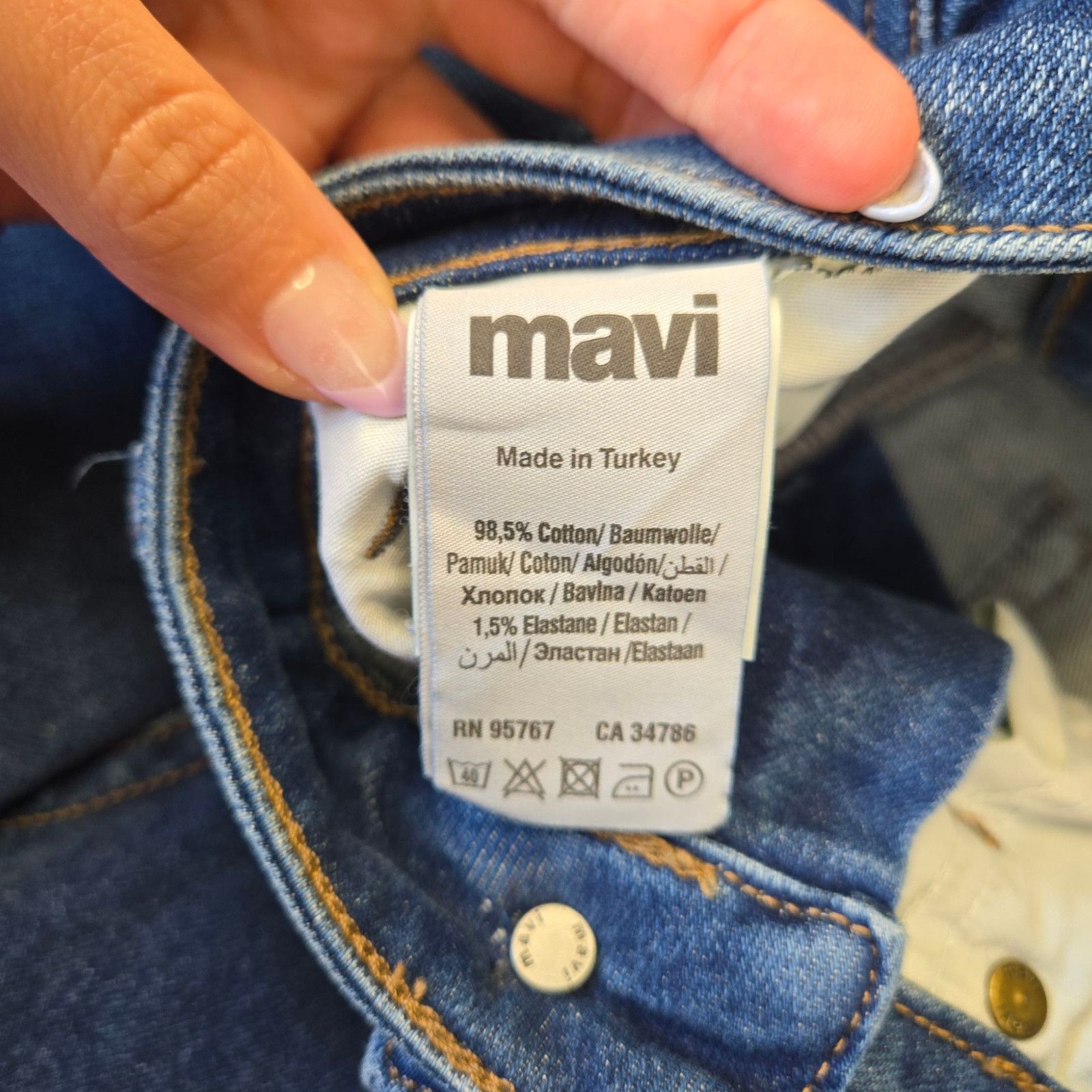 Mavi Mavi Victoria High Rise Wide Flare Jeans Size 28 Size 28" / US 6 / IT 42 - 6 Thumbnail
