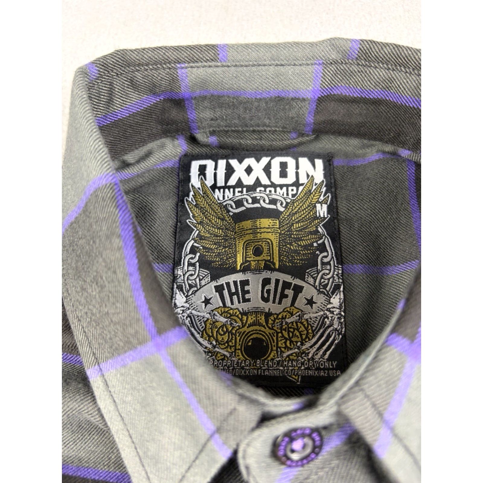 Vintage Dixxon Flannel Co. Gift Flannel Shirt Mens Medium Gray Plaid Button Up Shirt Size US M / EU 48-50 / 2 - 4 Thumbnail