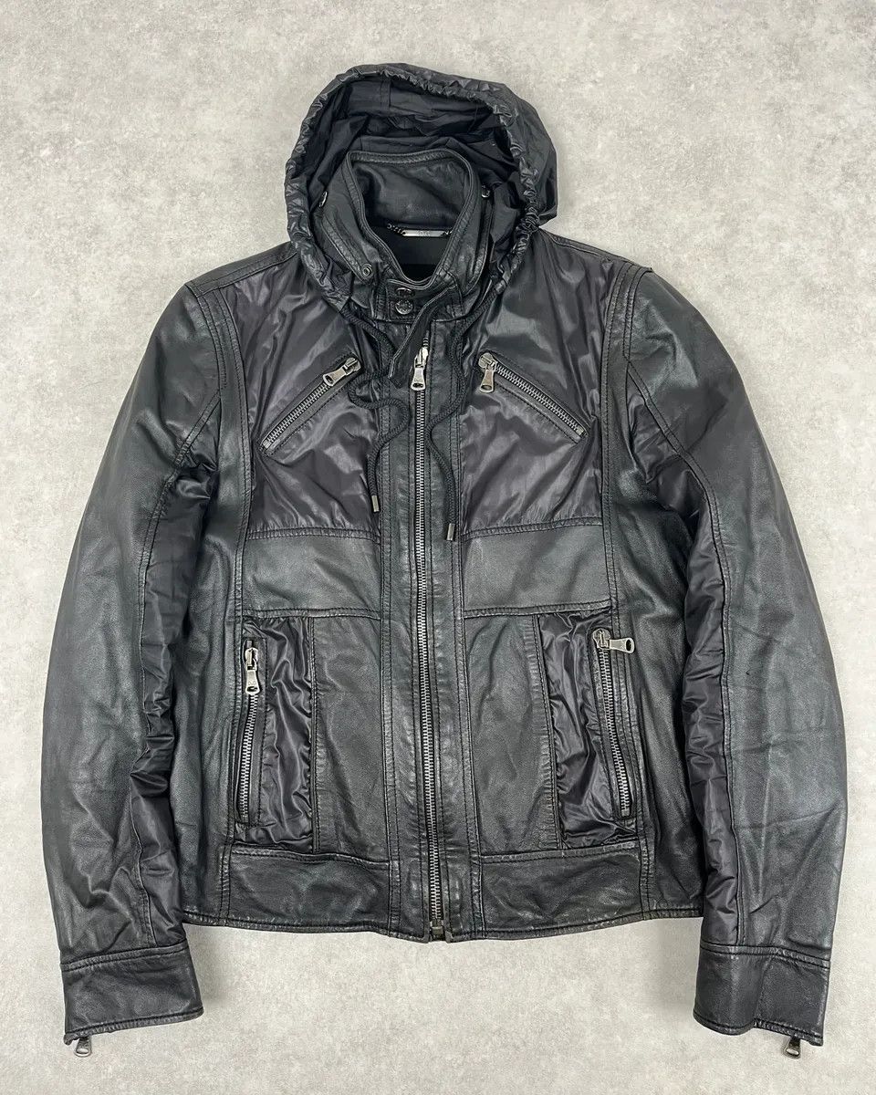 Dolce & Gabbana AW2009 Dolce & Gabbana Black Multi-Zip Nylon & Leather Jacket Size US M / EU 48-50 / 2 - 4 Thumbnail