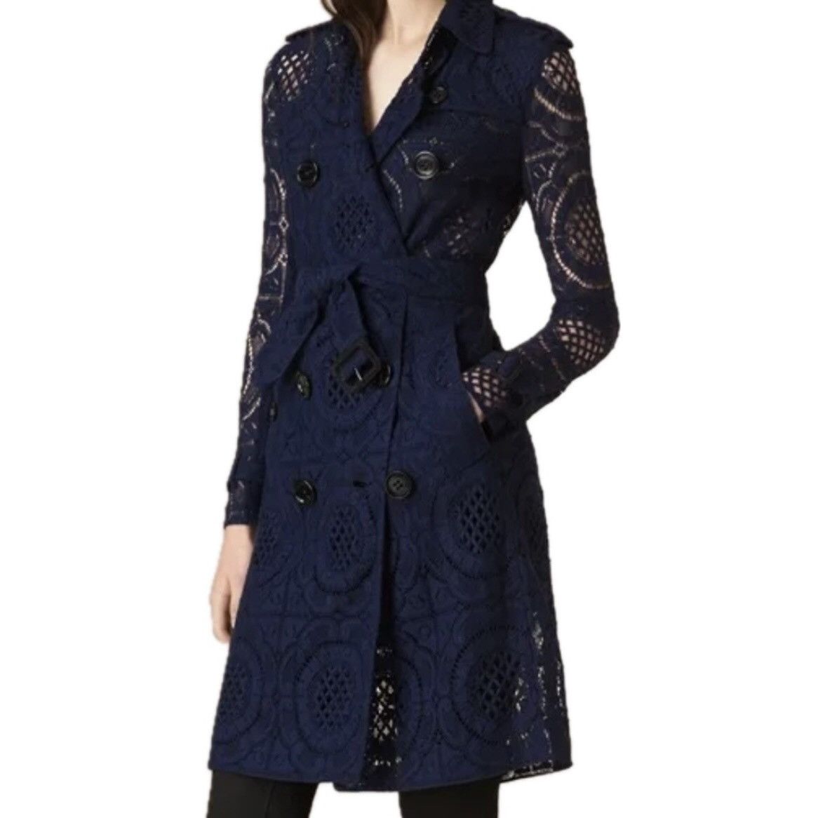 Burberry Burberry lace trench coat Size XS / US 0-2 / IT 36-38 - 1 Thumbnail