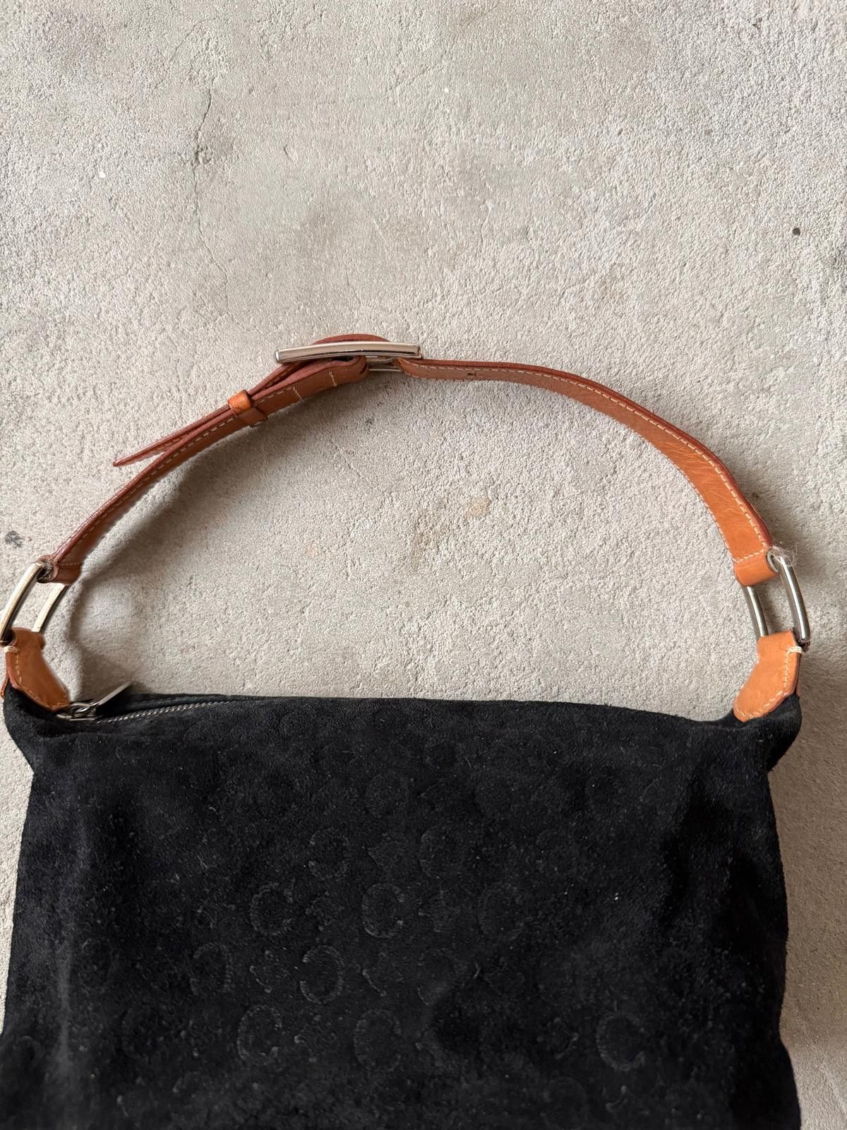Celine Celine Suede Shoulder Bag Black Size ONE SIZE - 3 Thumbnail