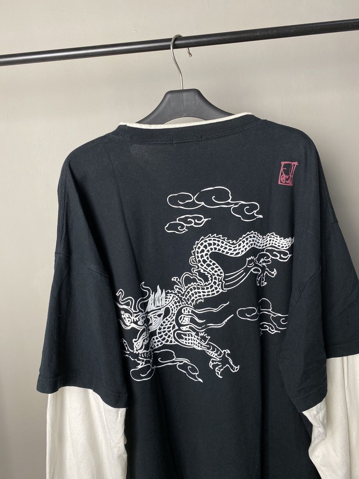 Beauty Beast × Hysteric Glamour × If Six Was Nine Mind Games Dragon Double Layer Longsleeve Size US XXL / EU 58 / 5 - 4 Thumbnail