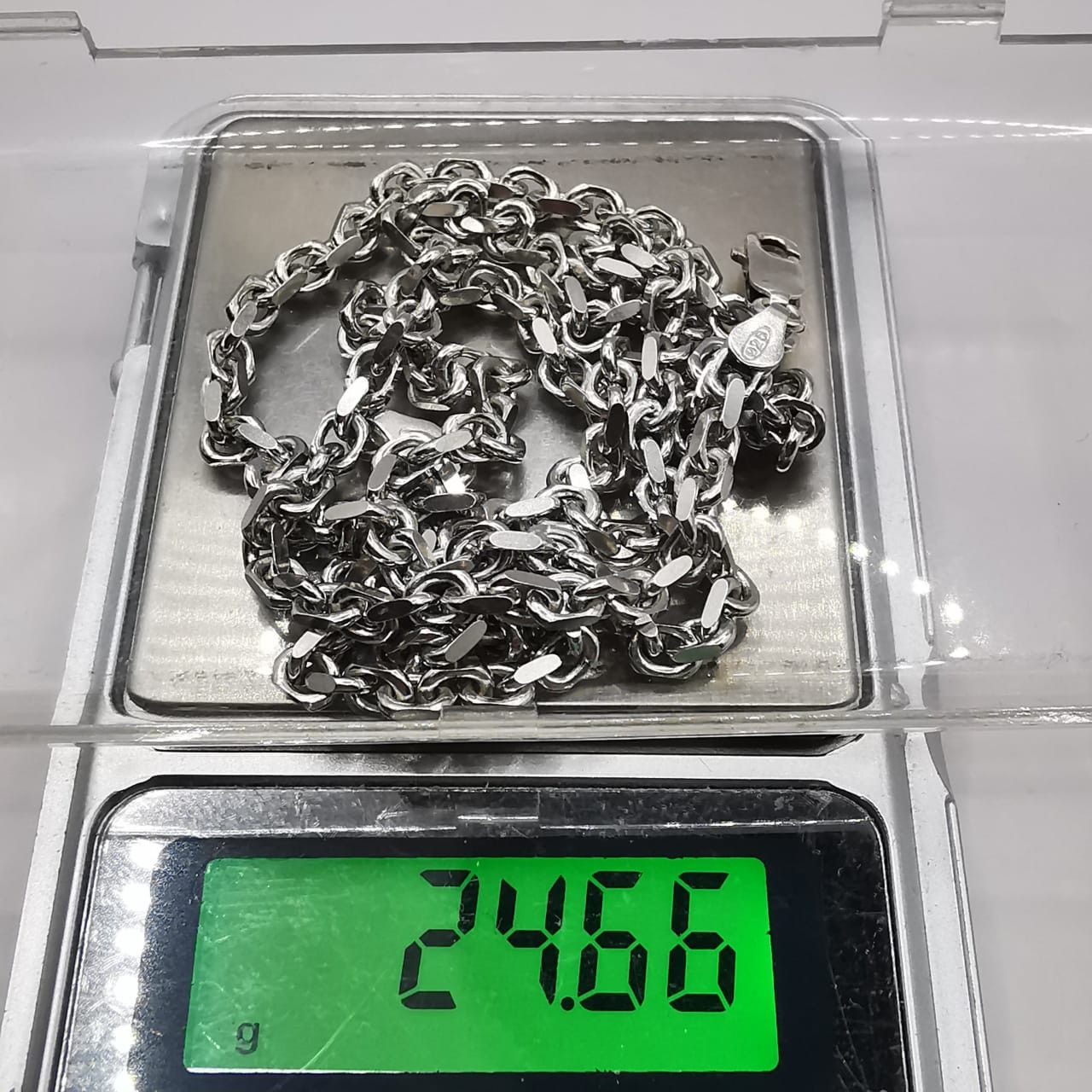 Vintage Vintage Chain,925 Sterling Silver,Signed ,Handmade 24,66g Size ONE SIZE - 5 Thumbnail