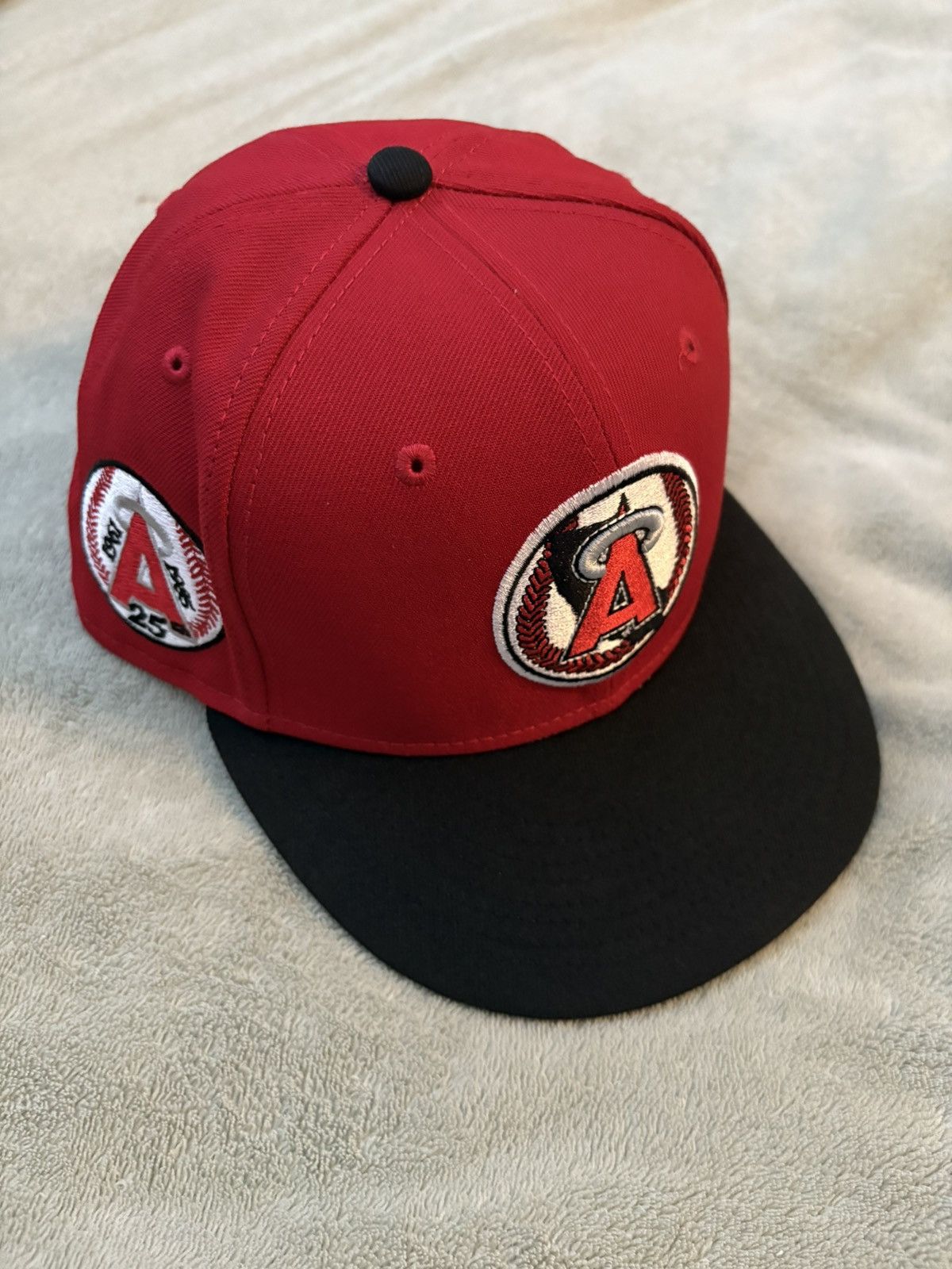 Lids × MyFitteds × New Era Anaheim Angles 7 3/8 Fitted Cap Size ONE SIZE - 1 Thumbnail