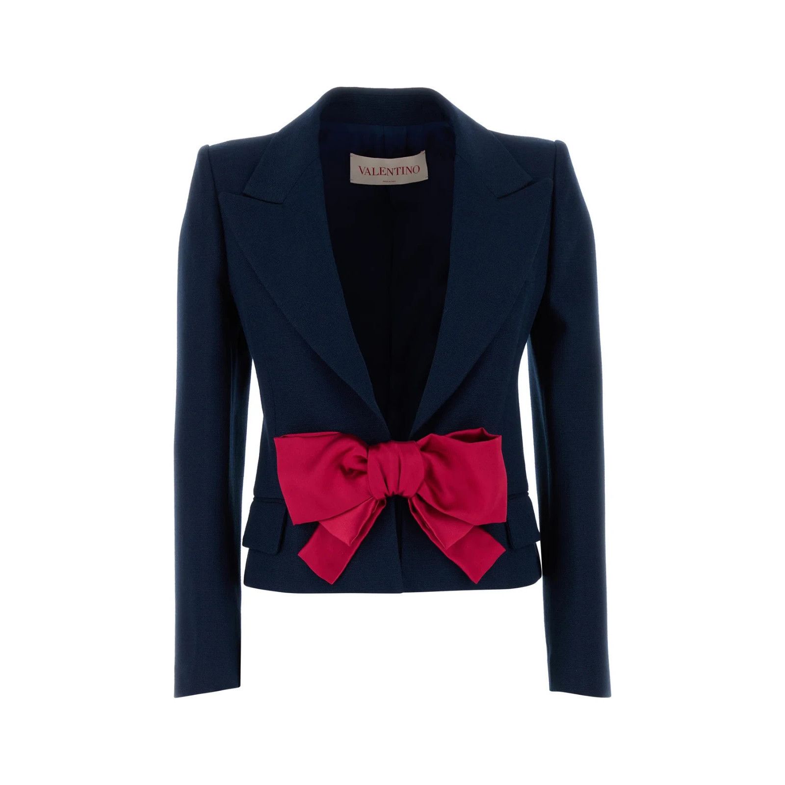 VALENTINO Navy Blue Viscose Blazer New & Authentic (Women's