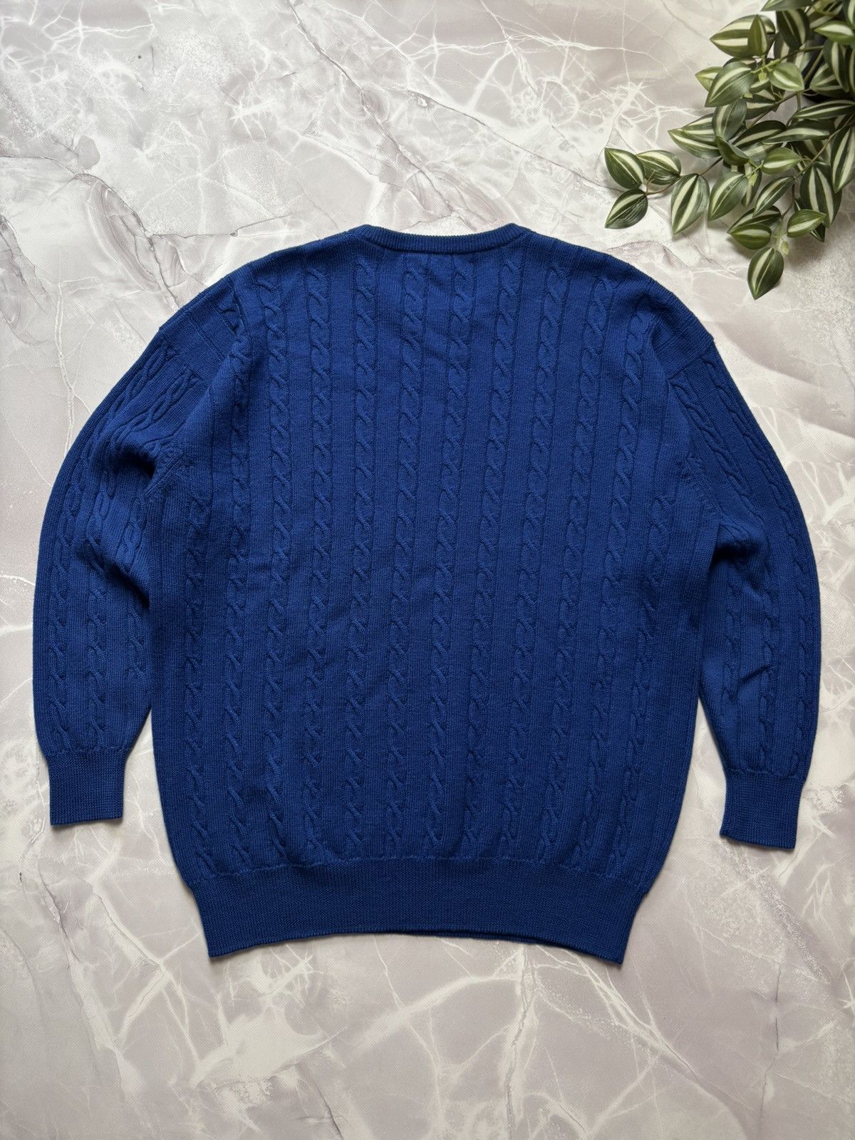 Pringle Of Scotland PRINGLE OF SCOTLAND Cable Knit Sweater 100% Wool Men's XL Size US XL / EU 56 / 4 - 7 Thumbnail