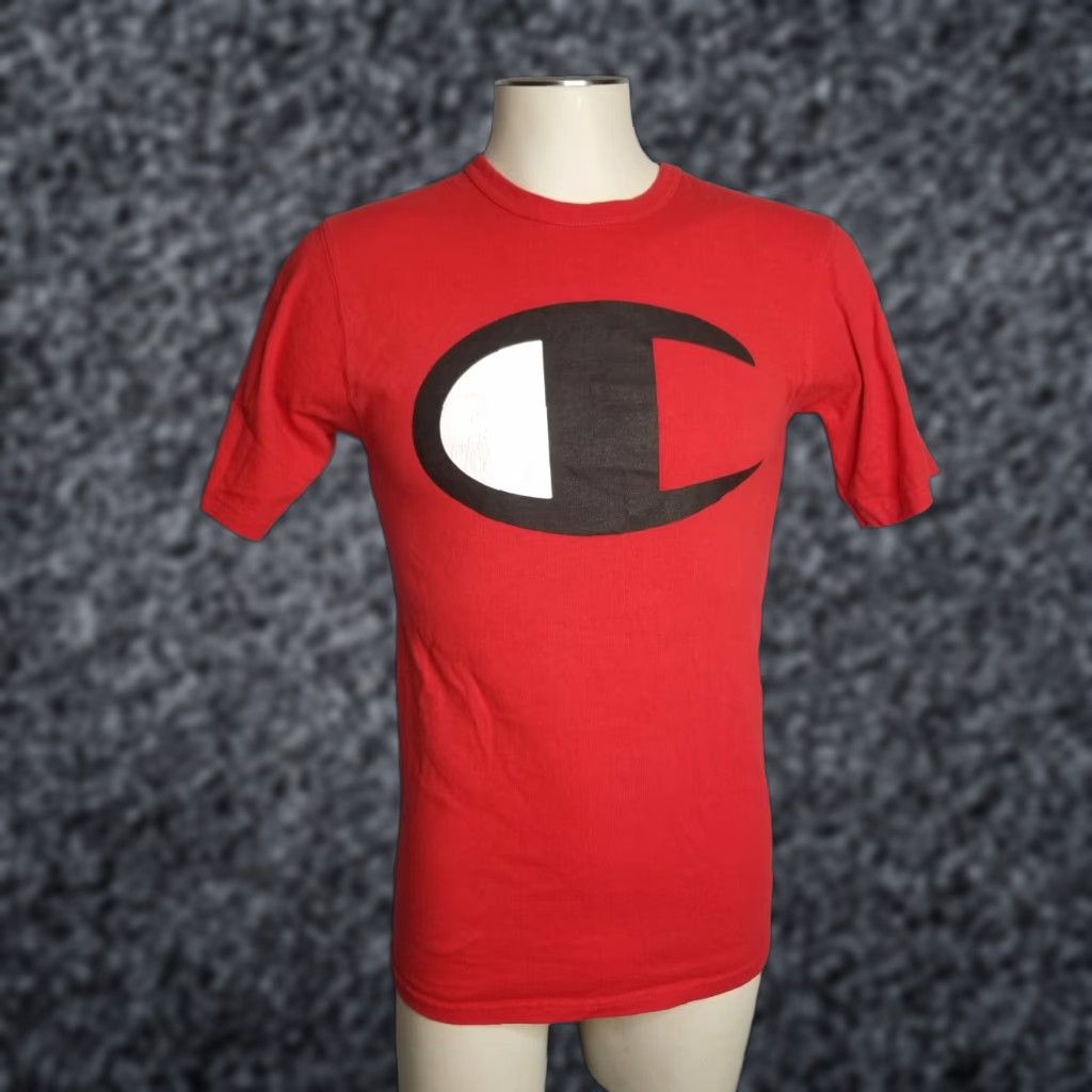 Champion Champion Life T-Shirt Mens S Red Big C Logo Team Scarlet Spellout Vintage No Size US S / EU 44-46 / 1 - 1 Thumbnail