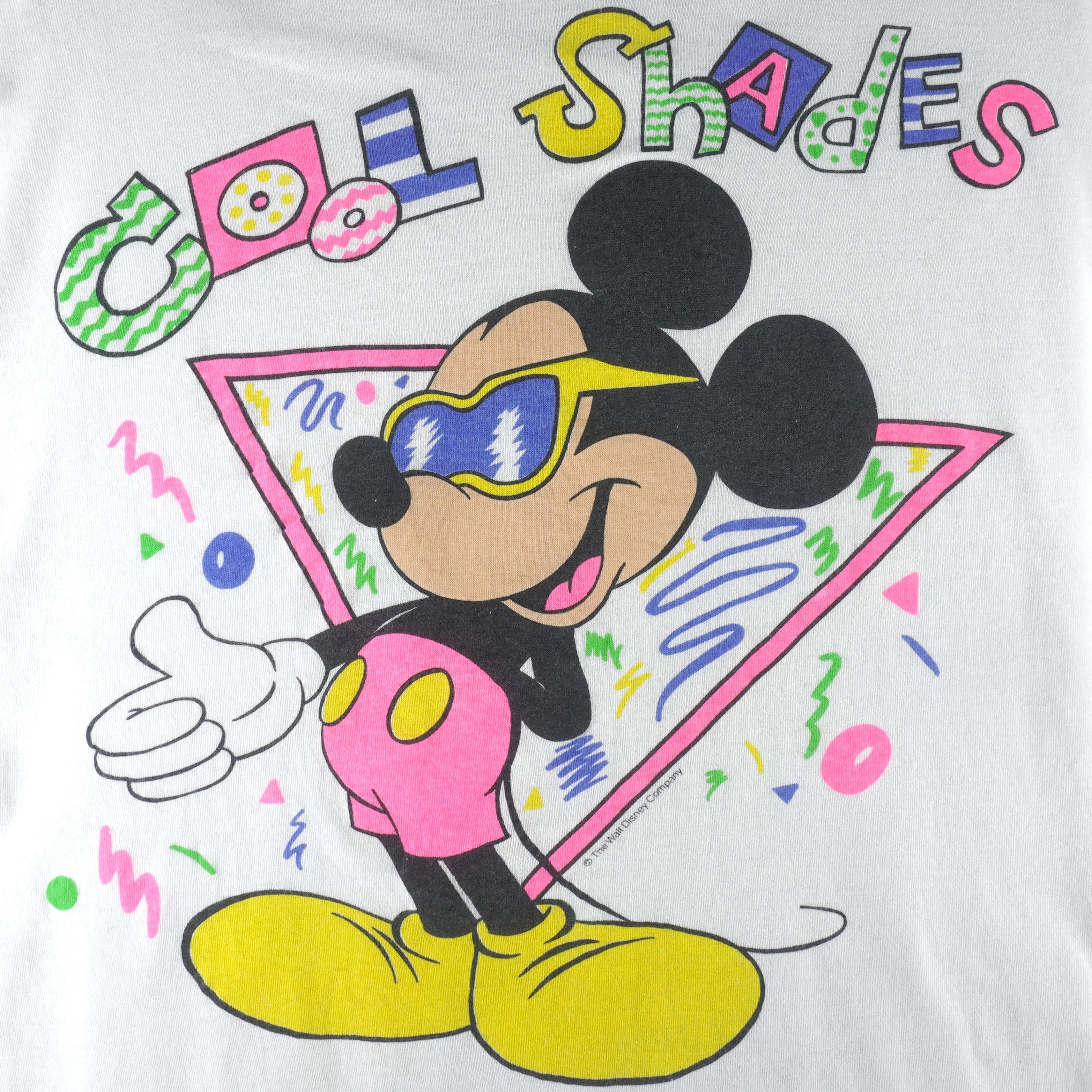 Disney Vintage - Mickey Mouse Cool Shades T-Shirt 1990s Size US XL / EU 56 / 4 - 6 Thumbnail