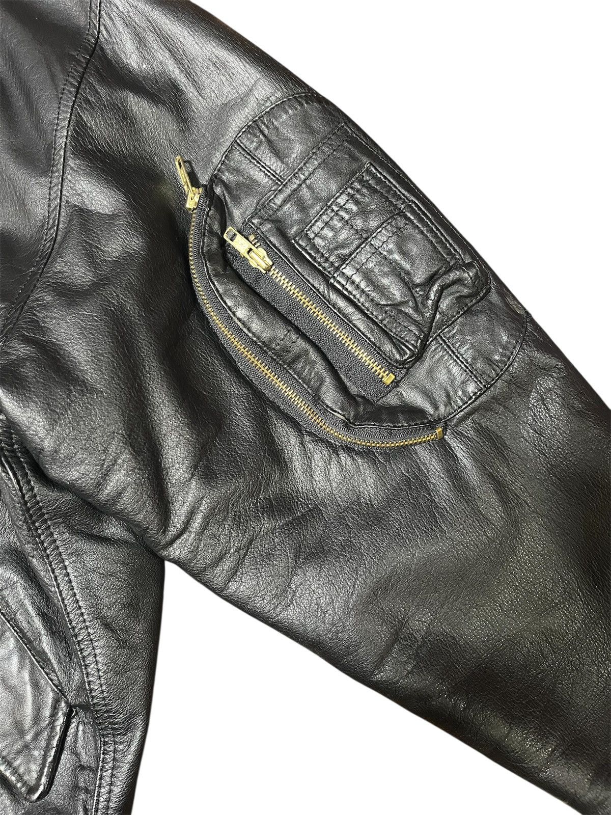 Kansai Yamamoto Kansai Man Leather Bomber Size US M / EU 48-50 / 2 - 4 Thumbnail