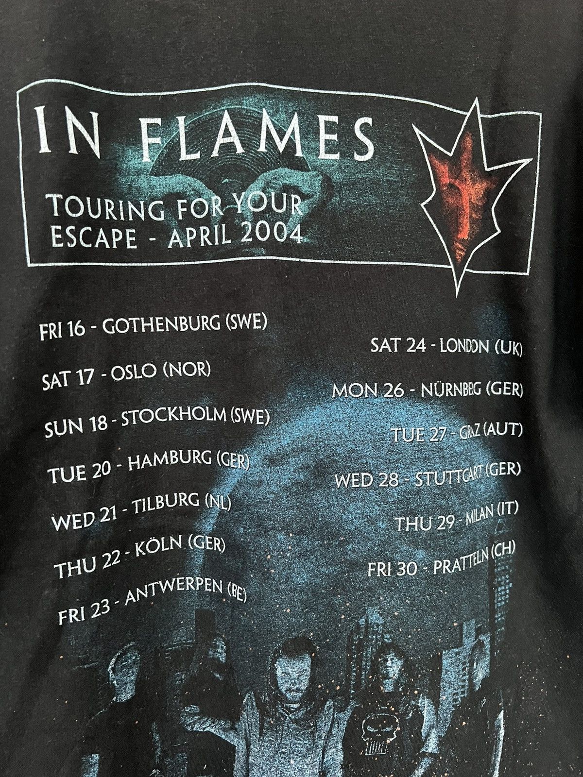 Vintage Vintage 2004 In Flames tour shirt Soundtrack to Your Escape Size US L / EU 52-54 / 3 - 18 Thumbnail