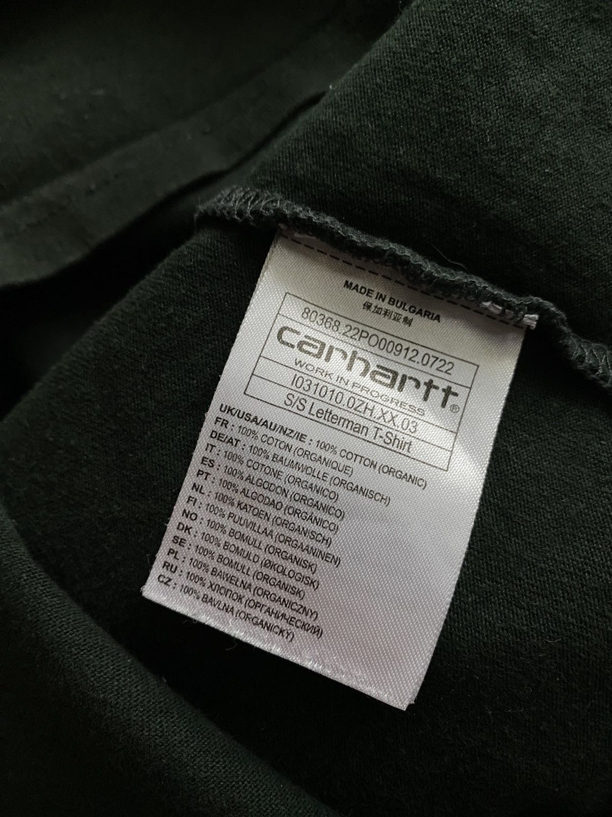 Carhartt Carhartt S/S Letterman old England t shirt Size US S / EU 44-46 / 1 - 5 Thumbnail