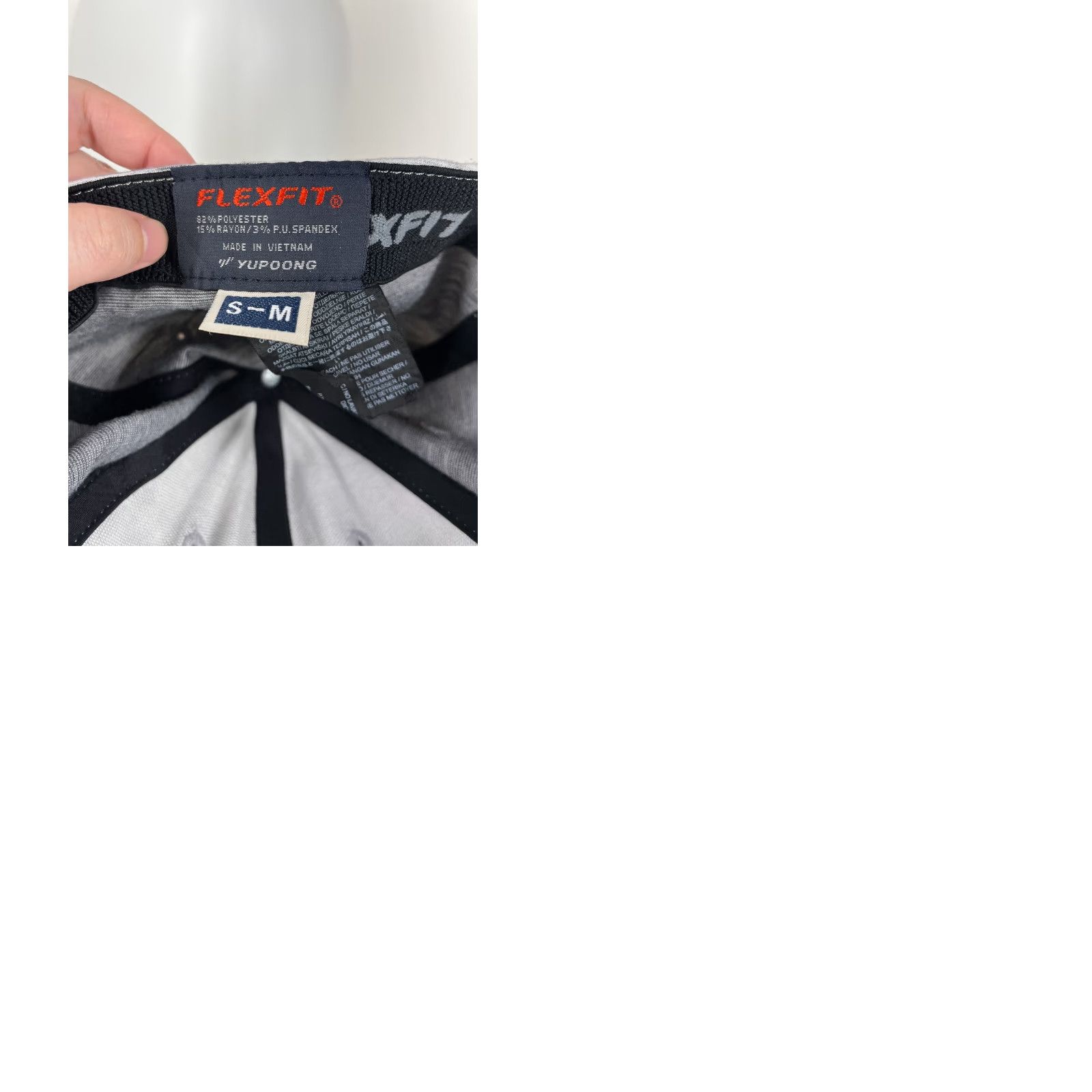 Hurley Hurley Baseball Cap Fitted Adult Medium White Black Cap Polo - (No abbreviations expanded) Size ONE SIZE - 9 Thumbnail